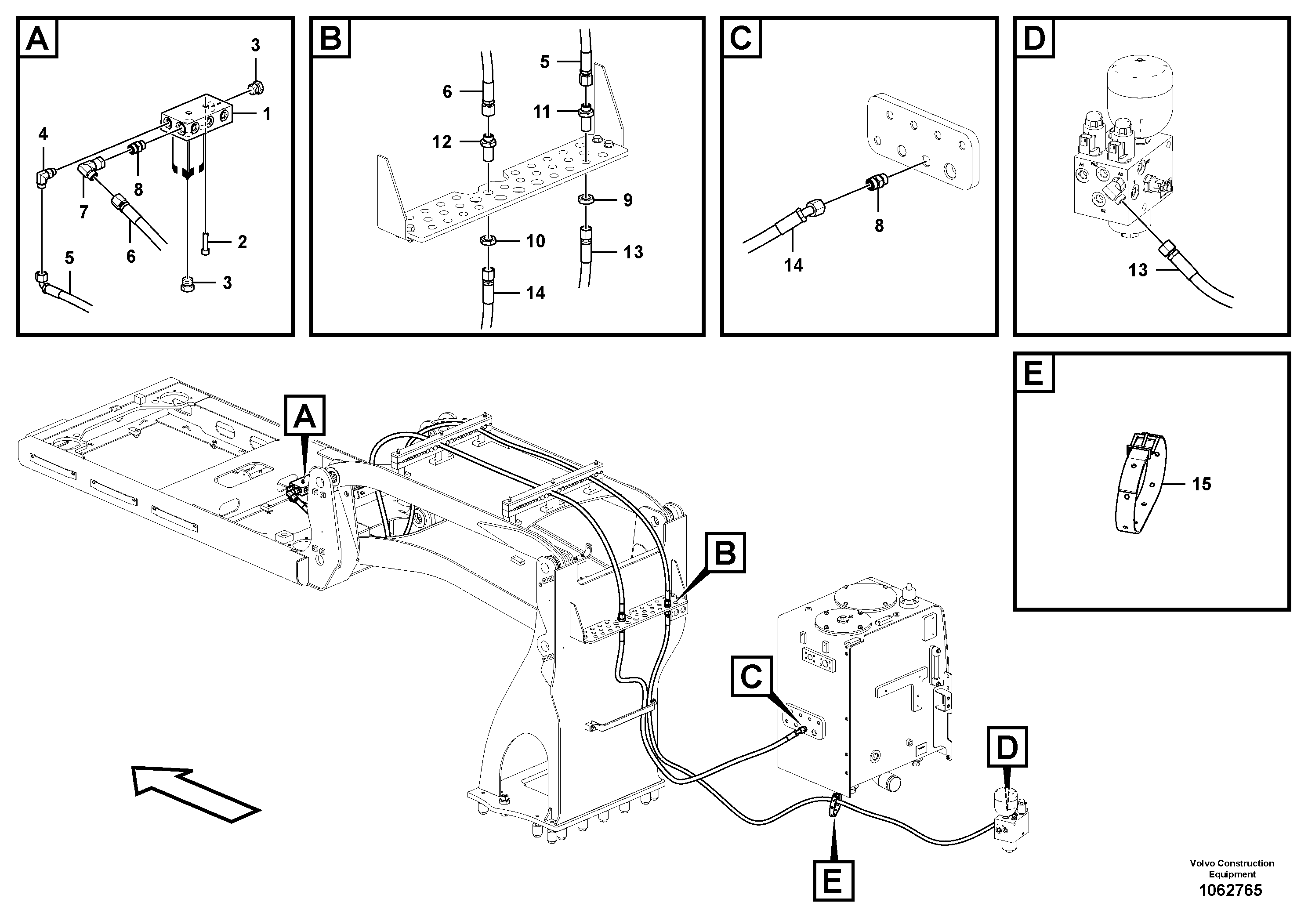 Timing gear casing VOE937602 VOLVO