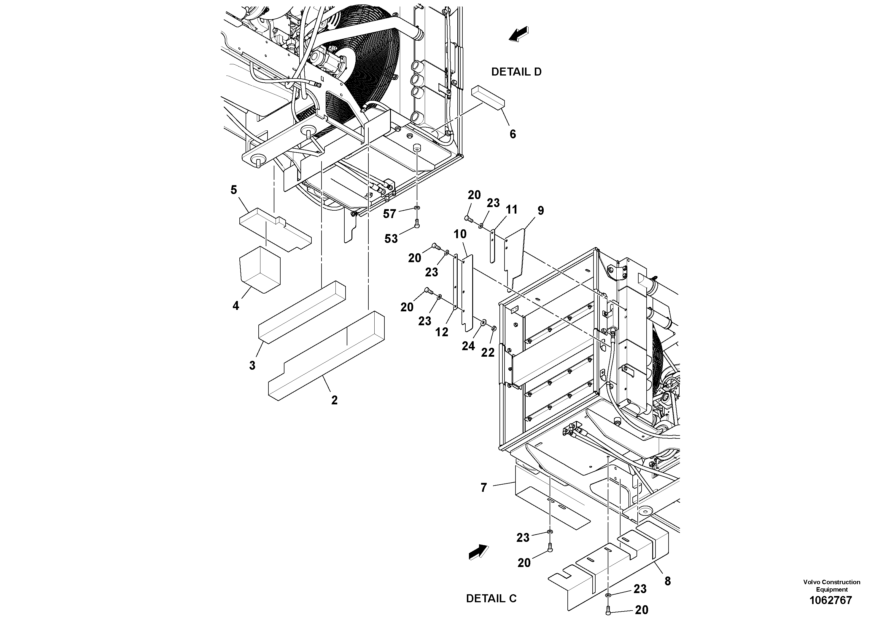 Insulator RM43942440 VOLVO