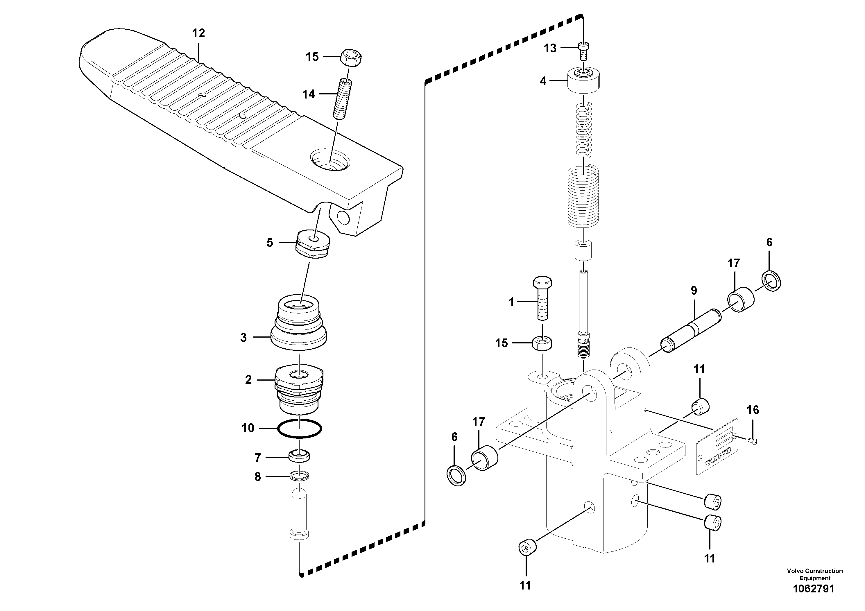 Foot Plate VOE14634921 VOLVO