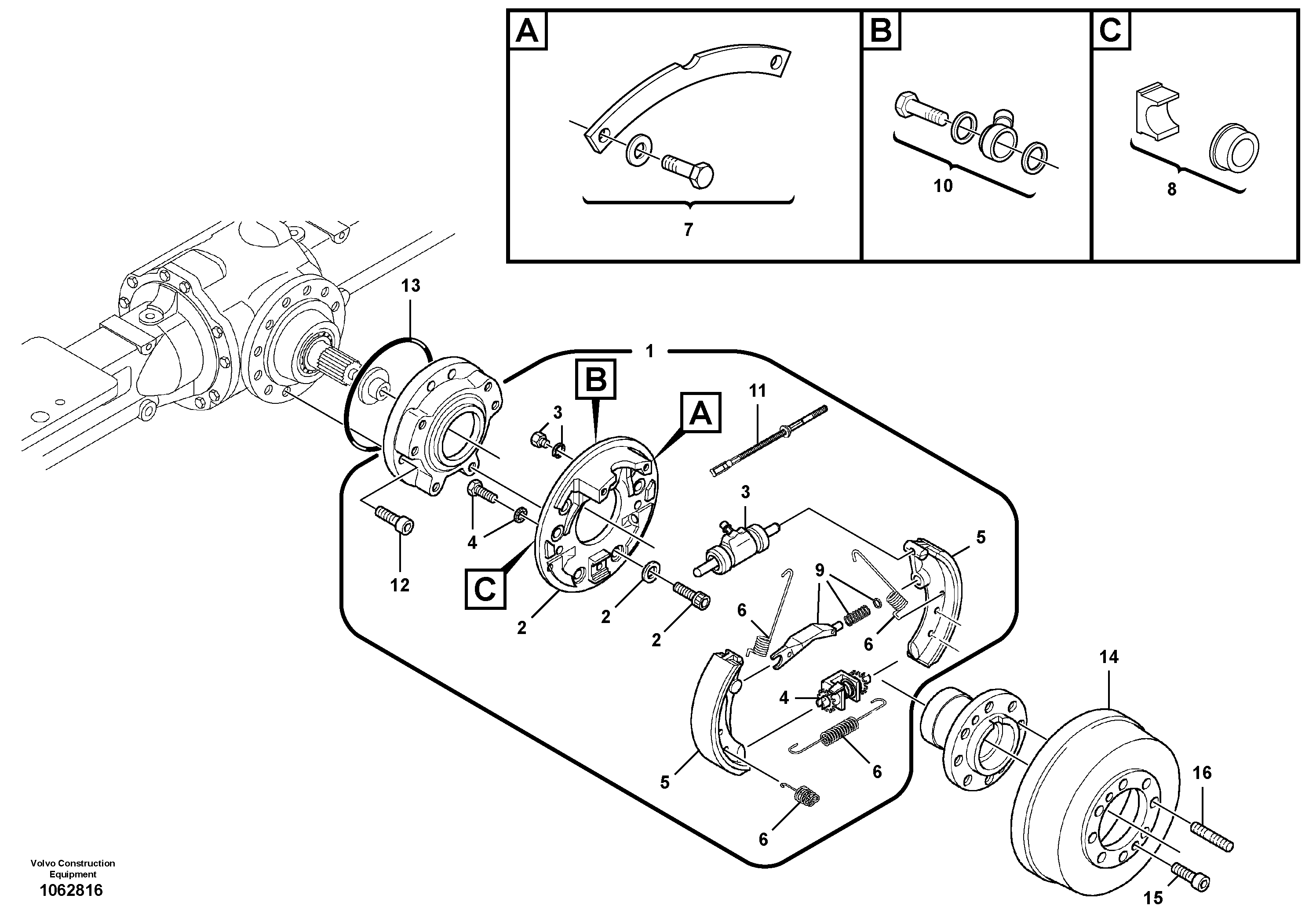 For upper engine part VOE17221997 VOLVO
