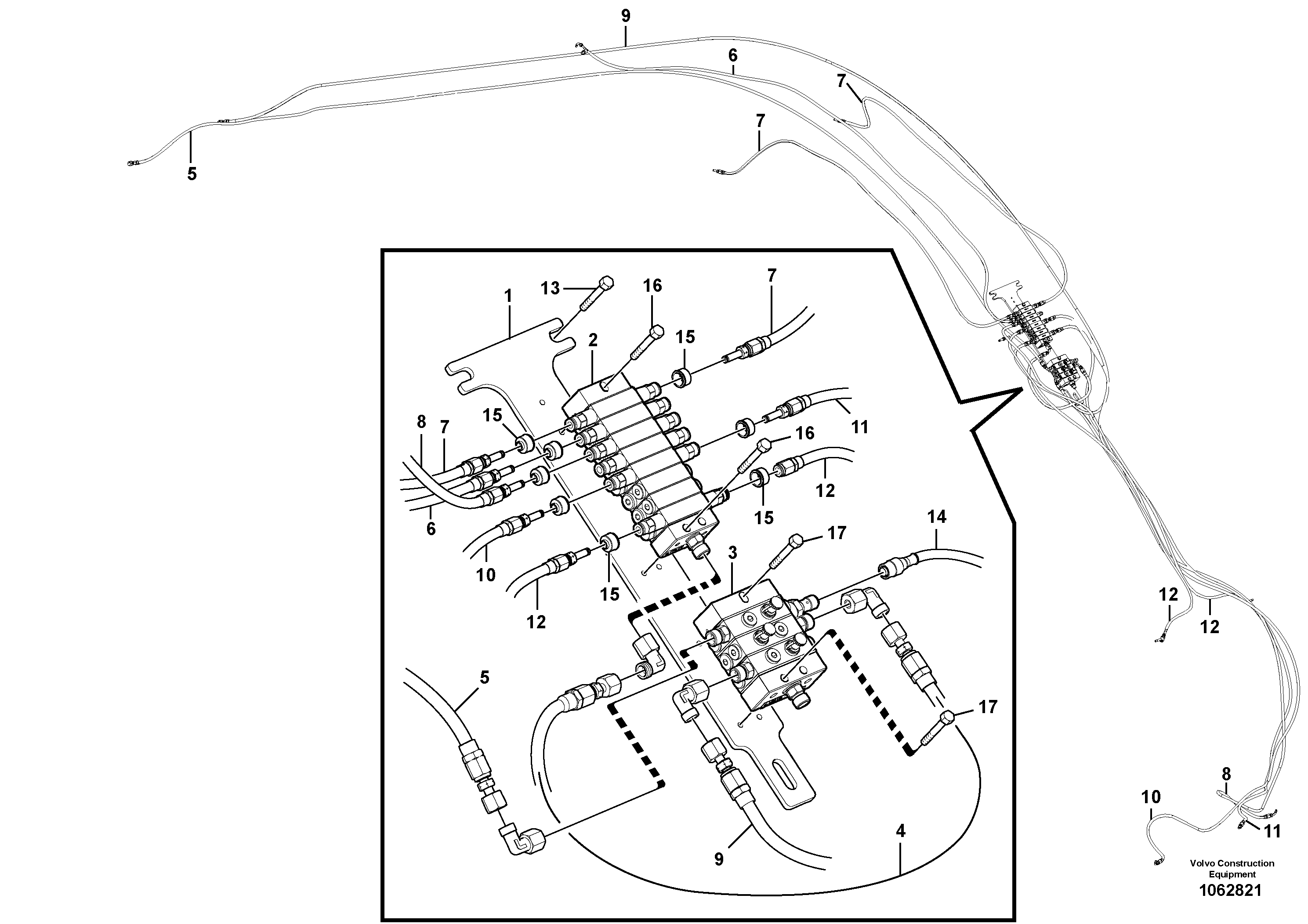 Bracket VOE14613688 VOLVO