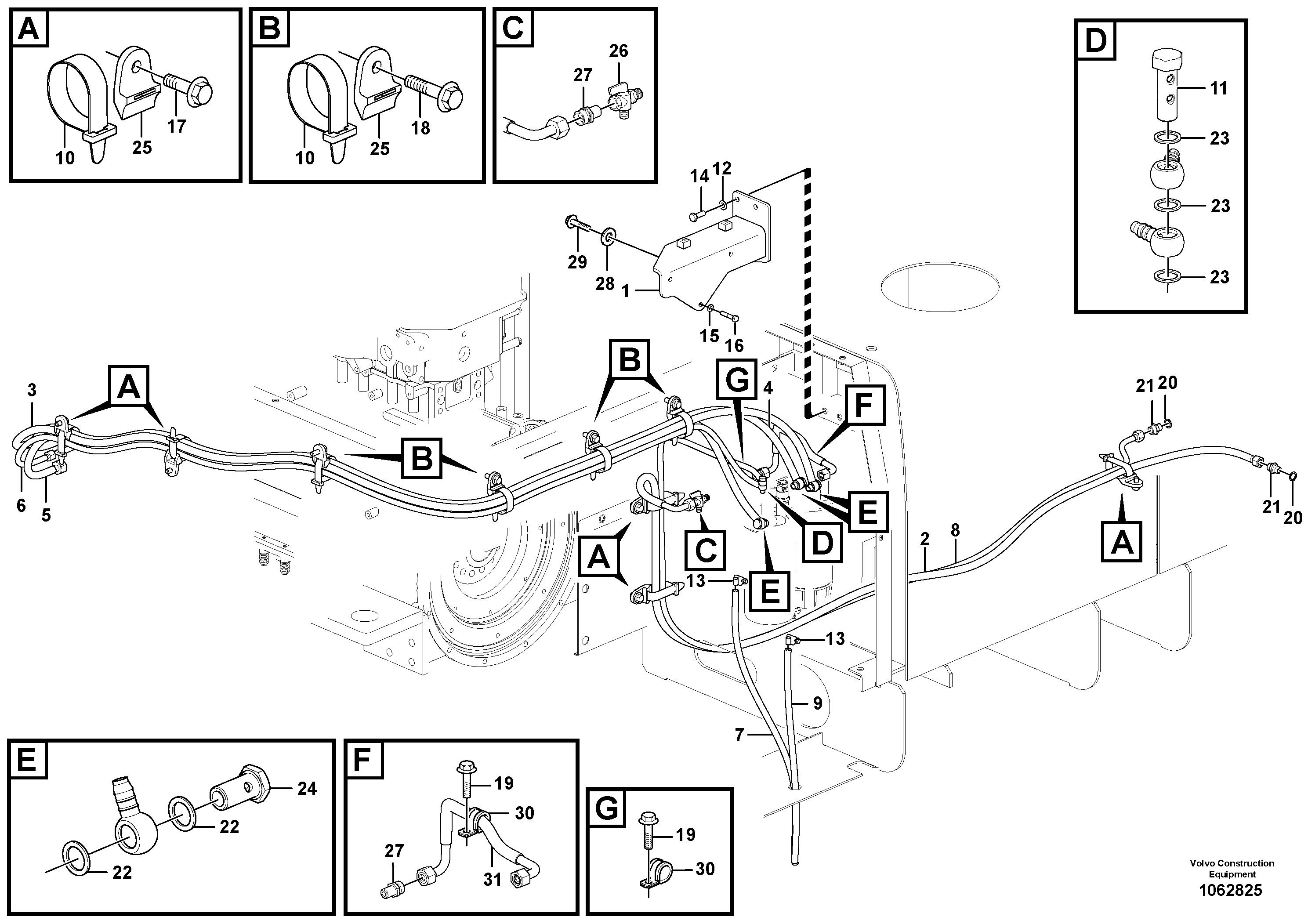 Seat frame VOE14634311 VOLVO