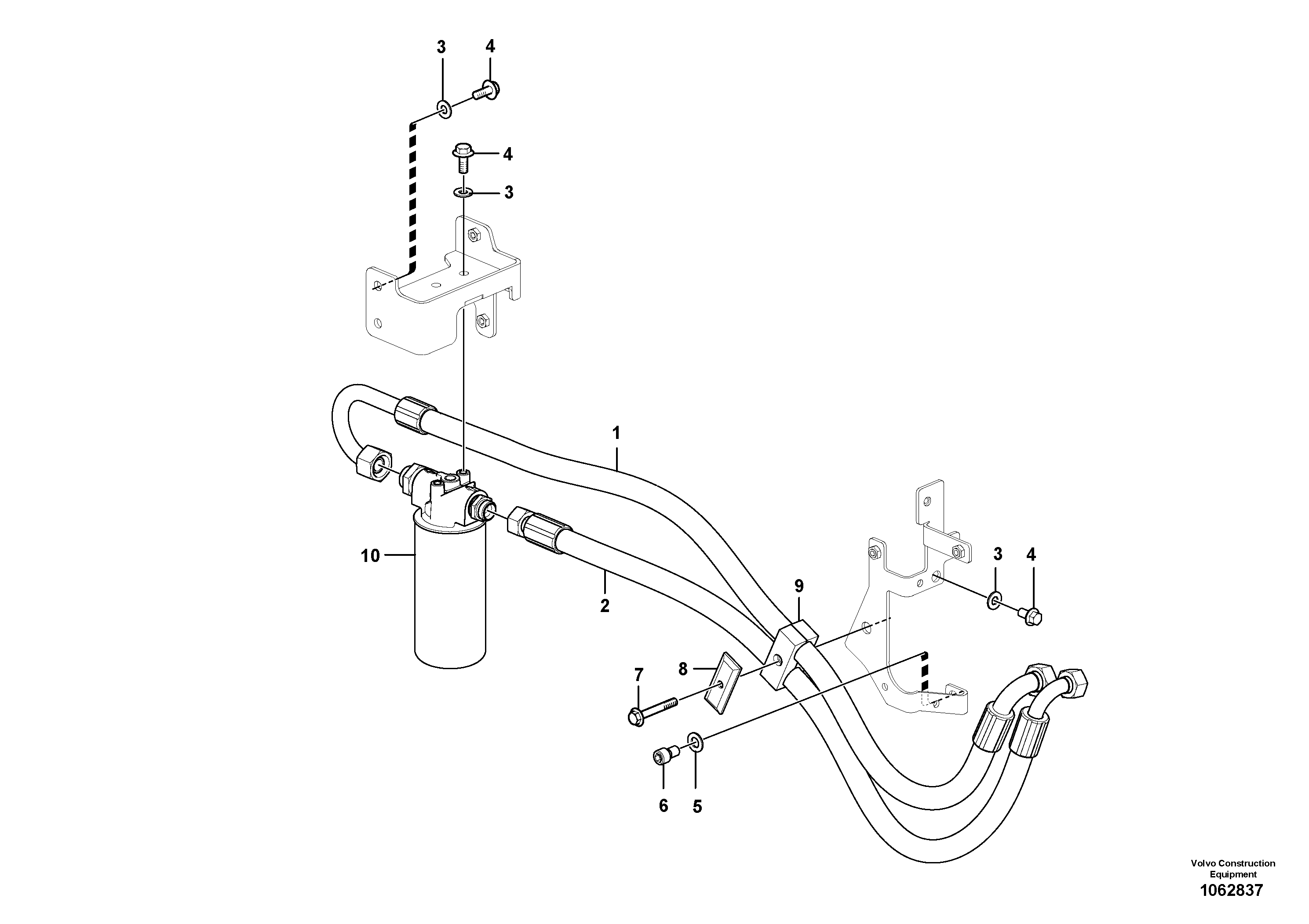 Seat frame VOE14629100 VOLVO