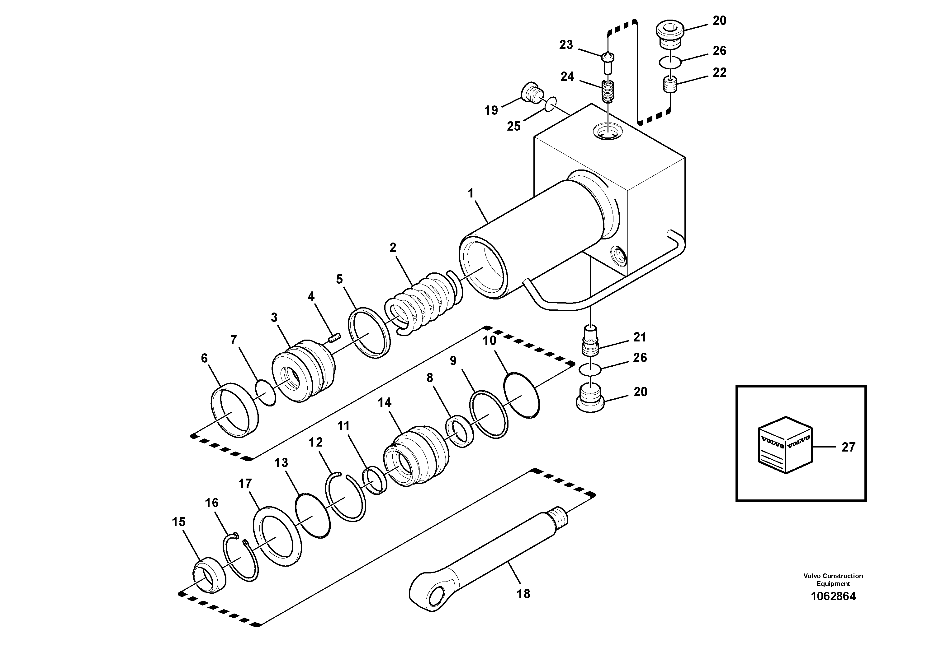 Swg Lk Cylinder VOE950585 VOLVO
