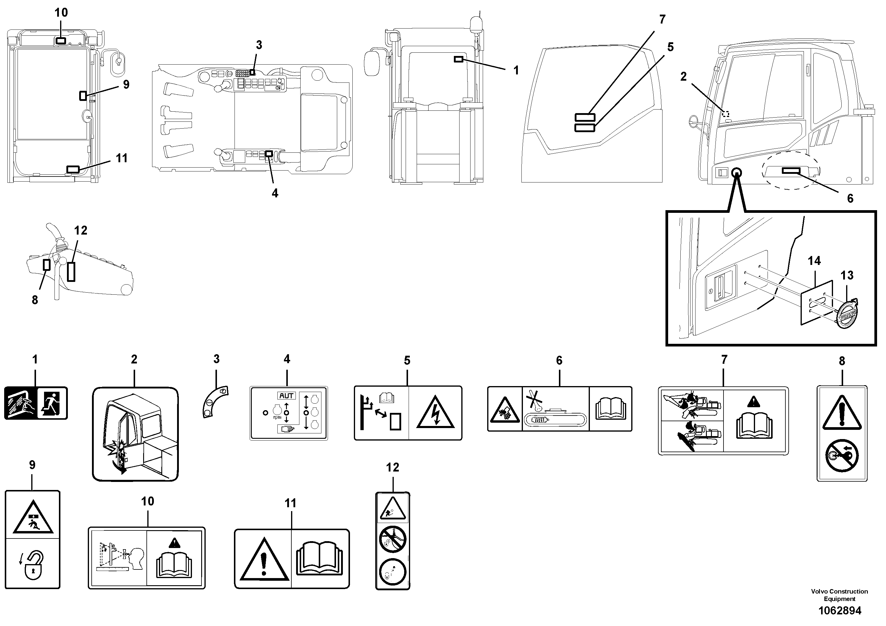 Decal VOE14610005 VOLVO