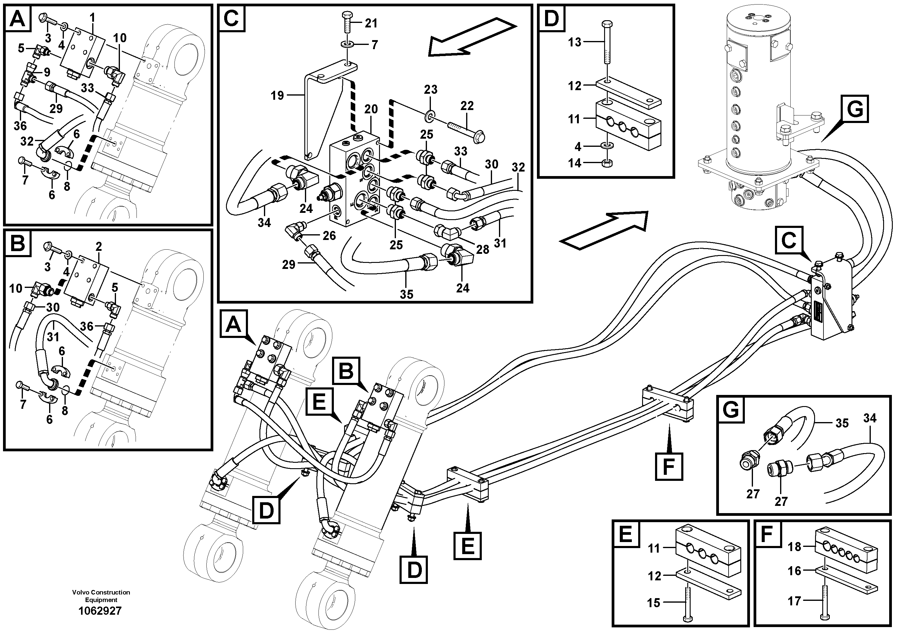 Mounting rail VOE983255 VOLVO