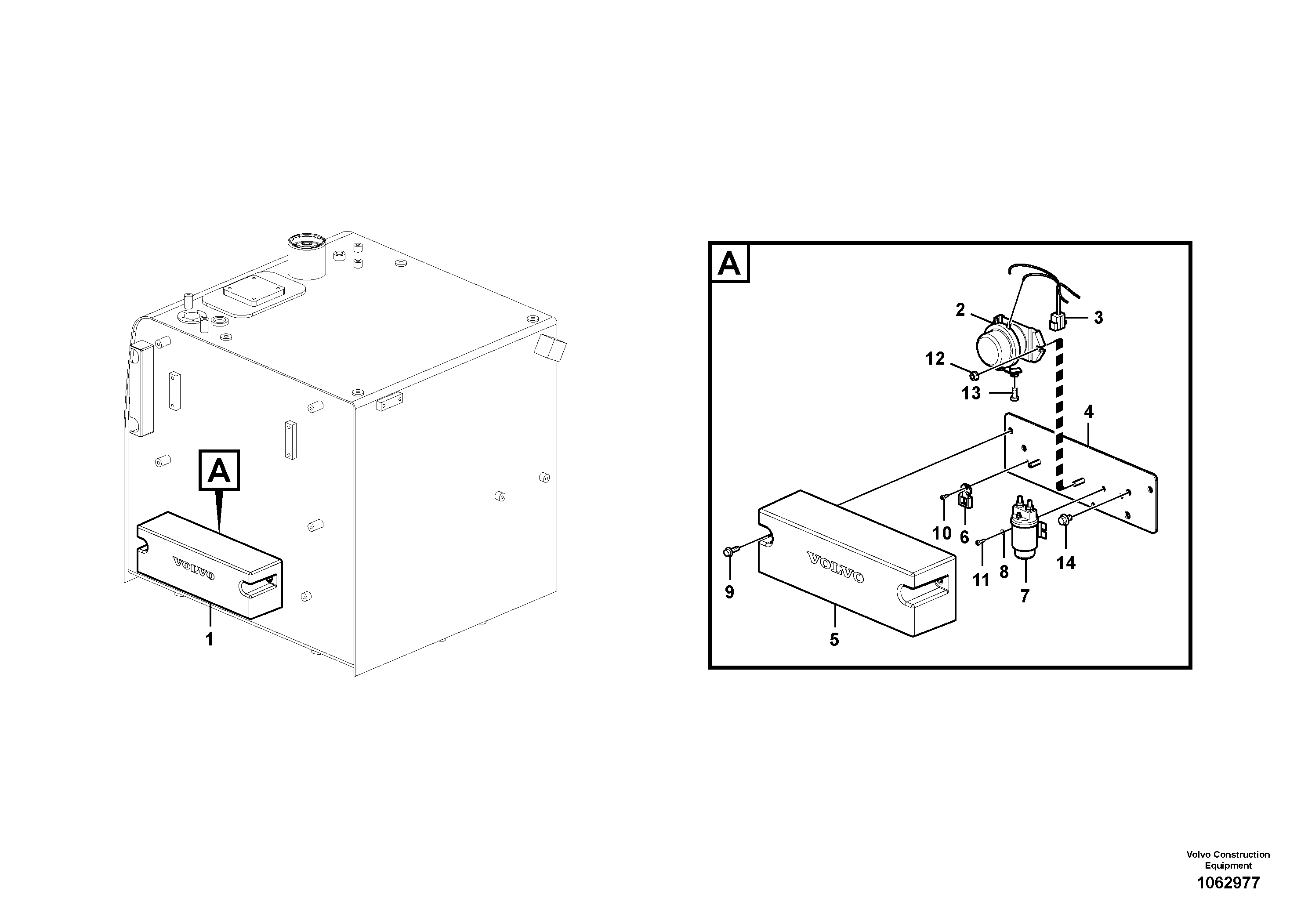 Support Leg RM/VOE14621981 VOLVO