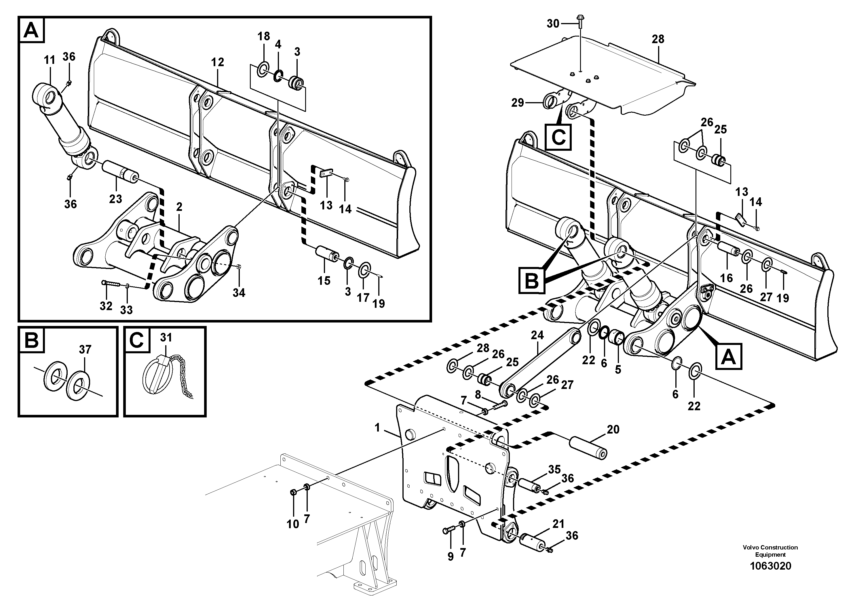 Маслоотражающее кольцо VOE14629454 VOLVO