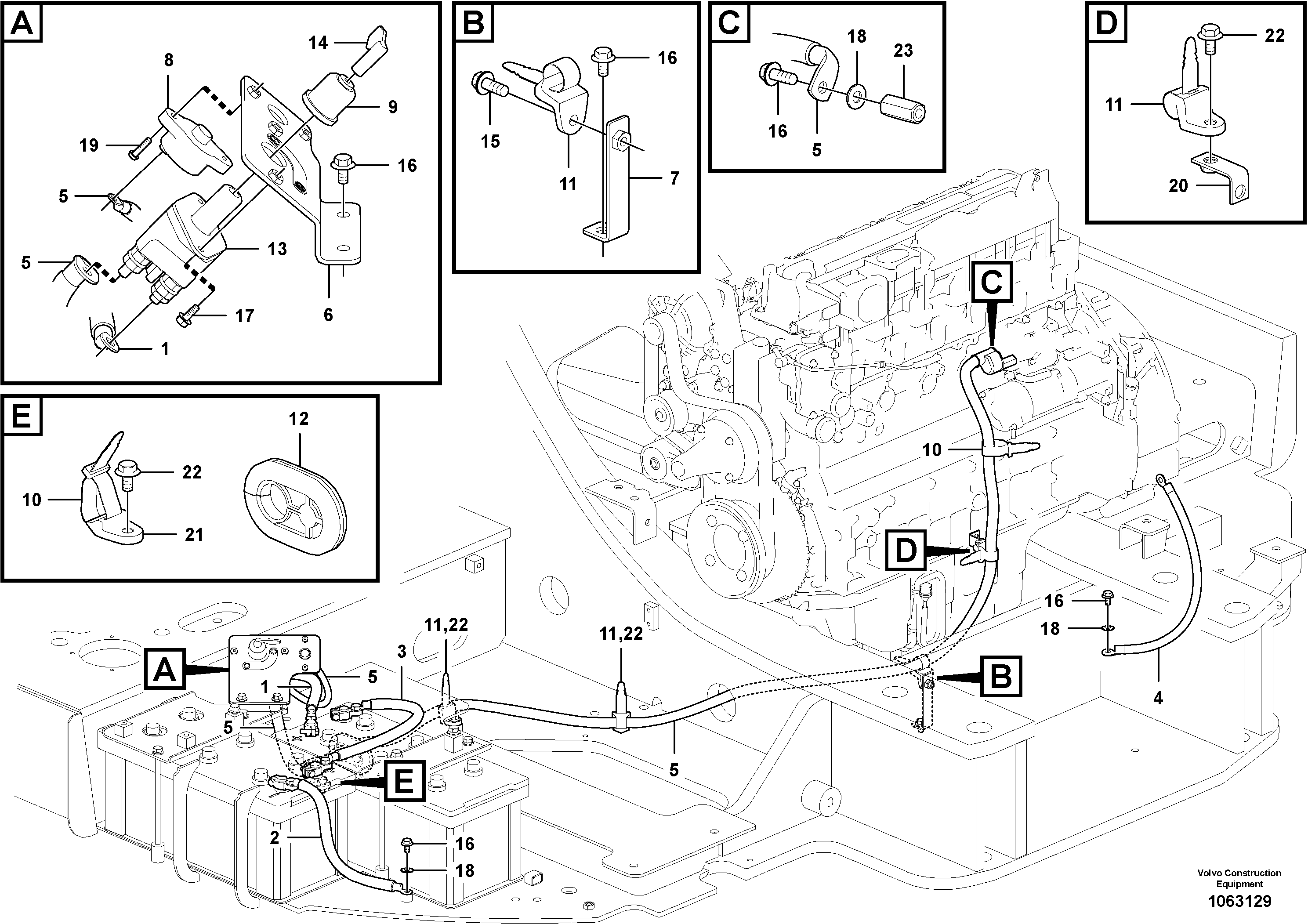 Bracket VOE14619092 VOLVO