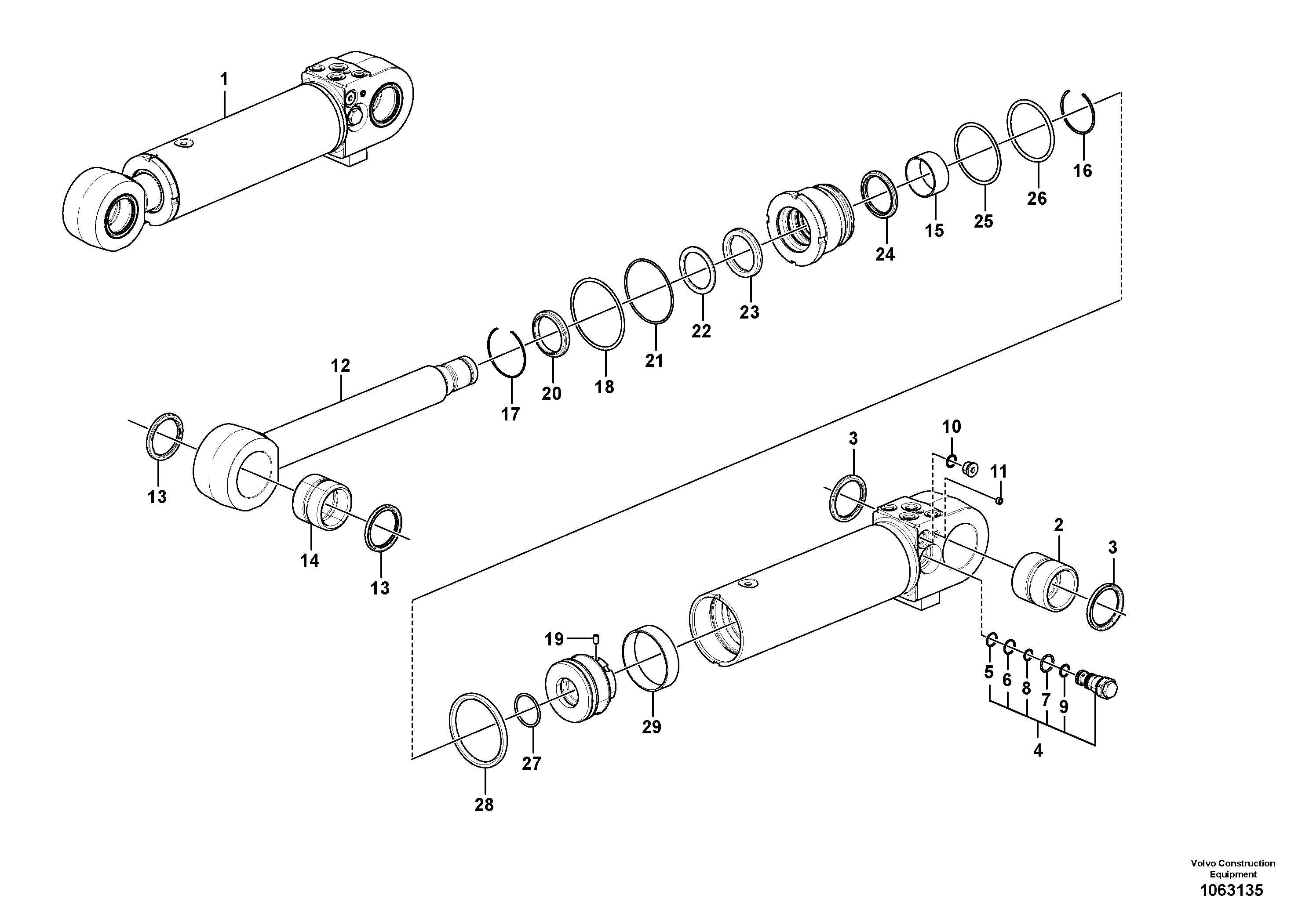 Bushing VOE14627249 VOLVO