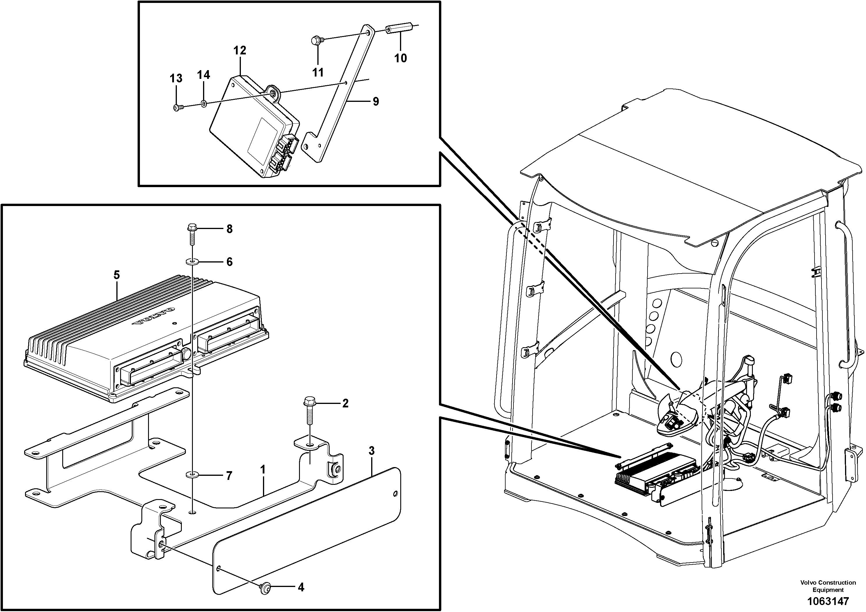 Mounting Plate VOE15216832 VOLVO