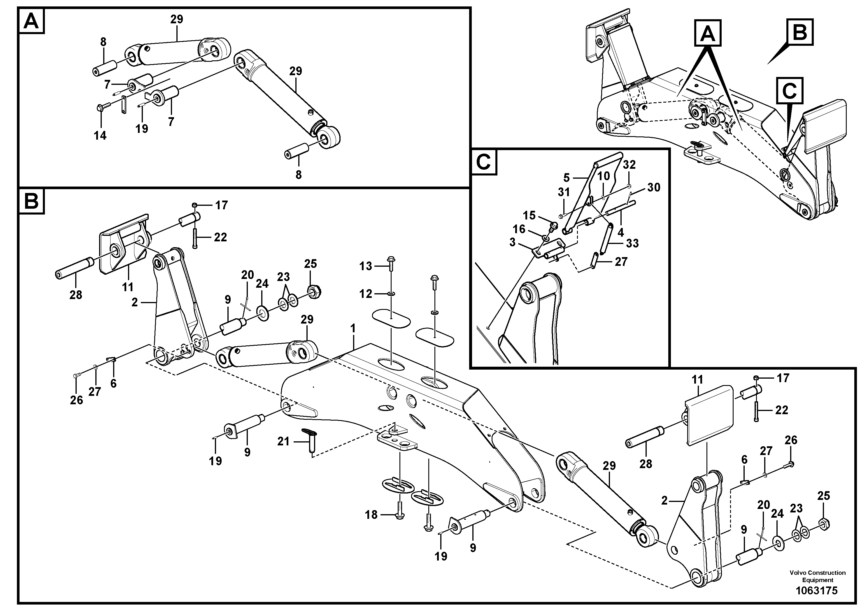 Swg Lk Cylinder VOE14385855 VOLVO