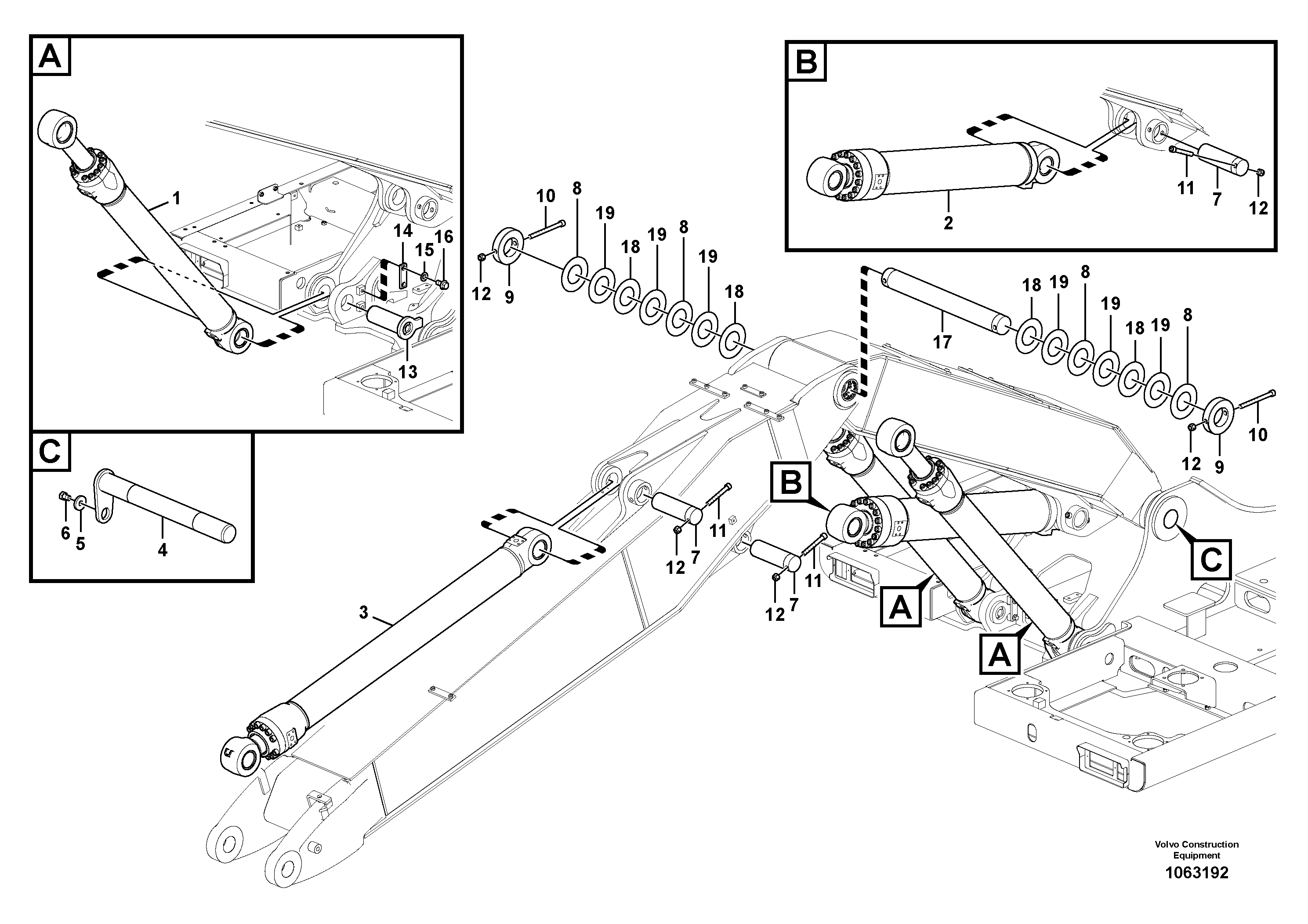 Swg Lk Cylinder VOE14685991 VOLVO