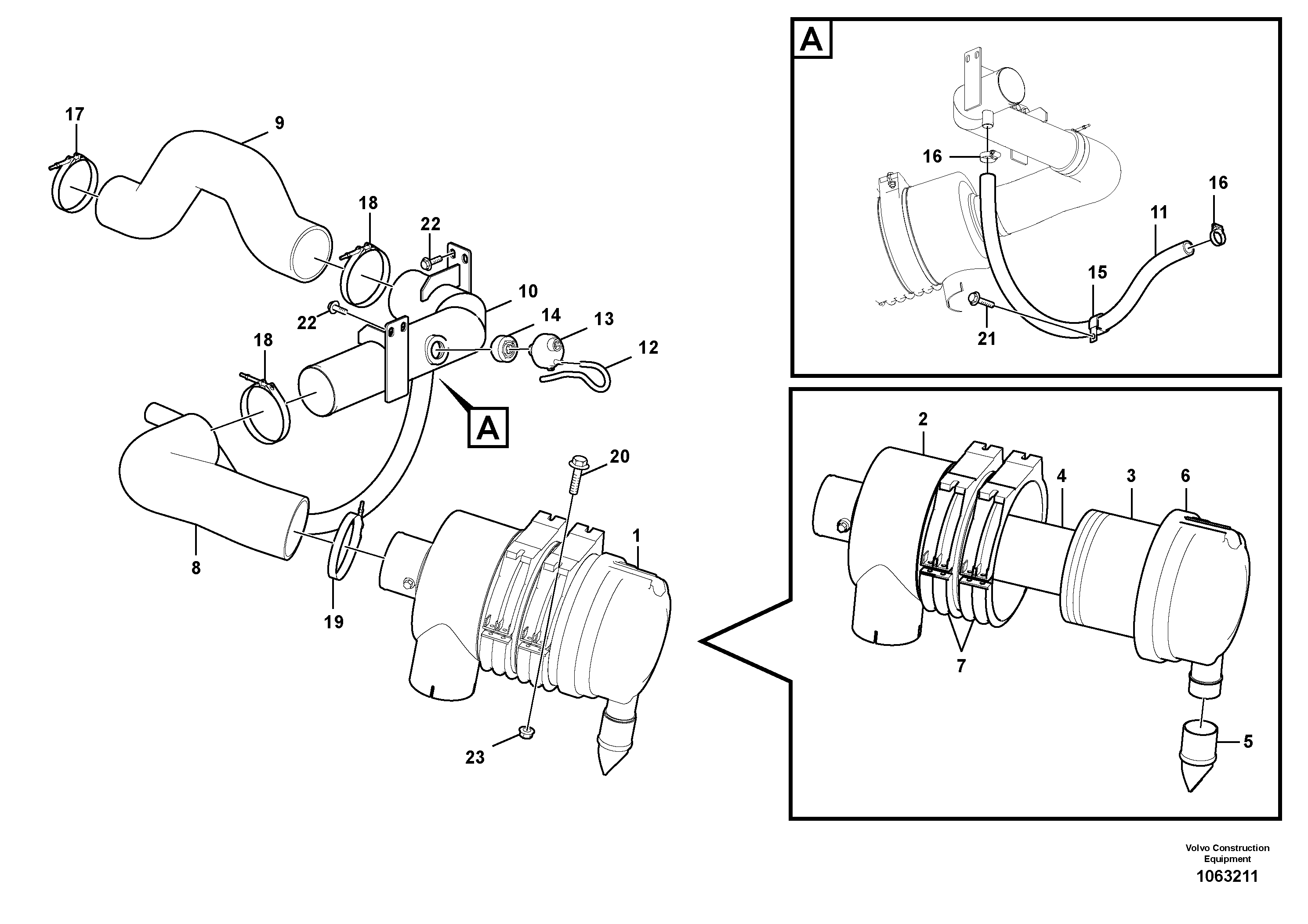 Pipe VOE14624576 VOLVO
