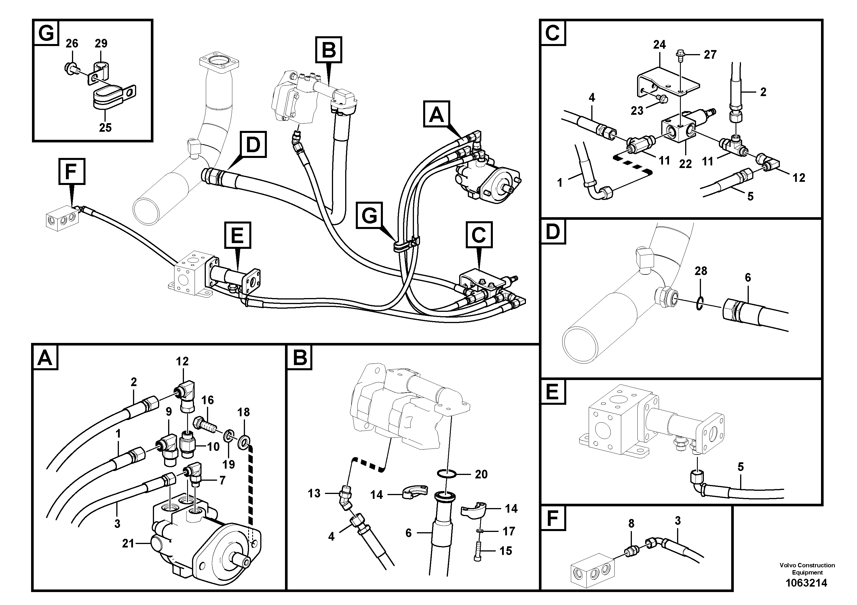 Timing gear casing VOE938545 VOLVO
