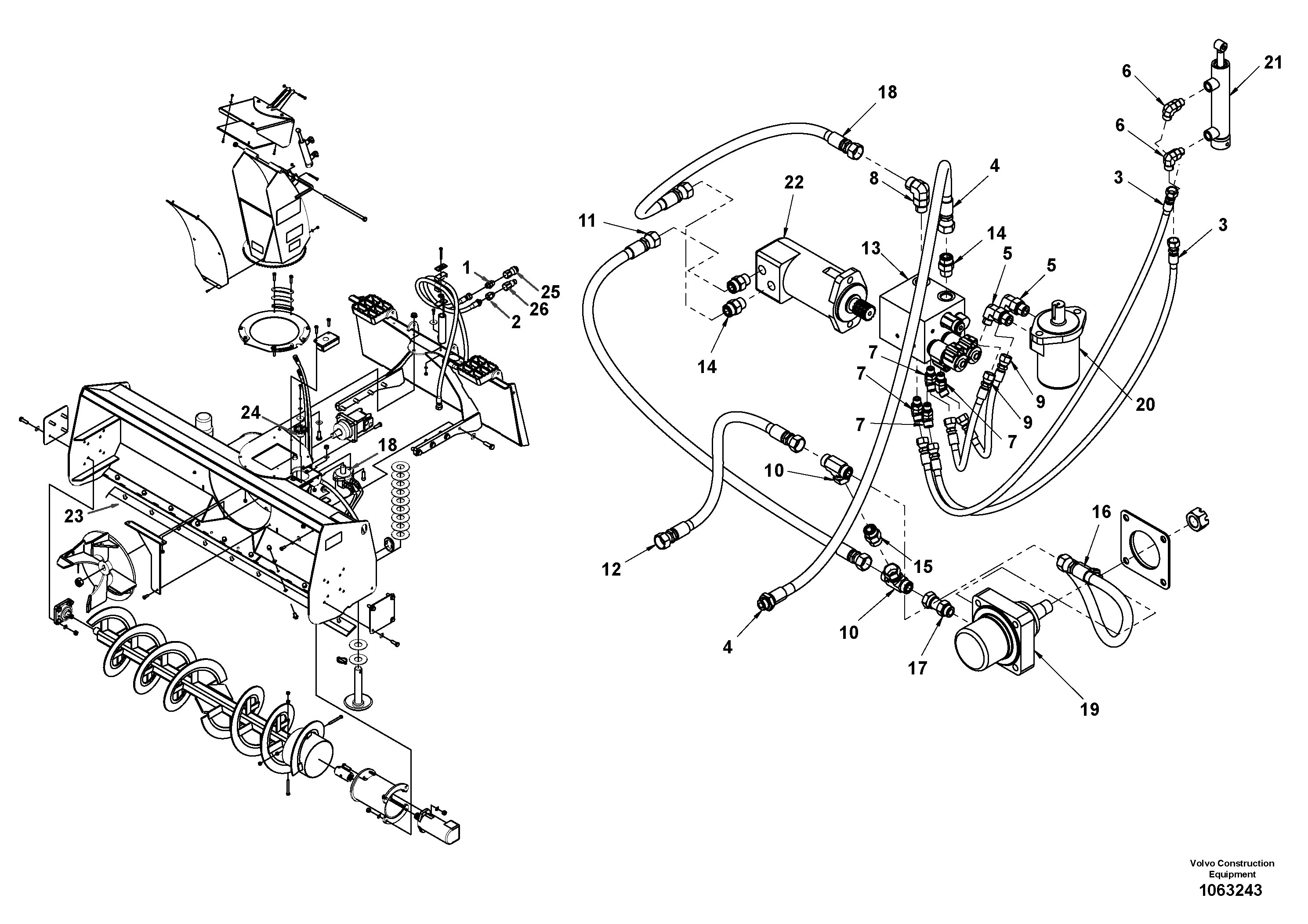 Hydraulic Valve VOE16220858 VOLVO