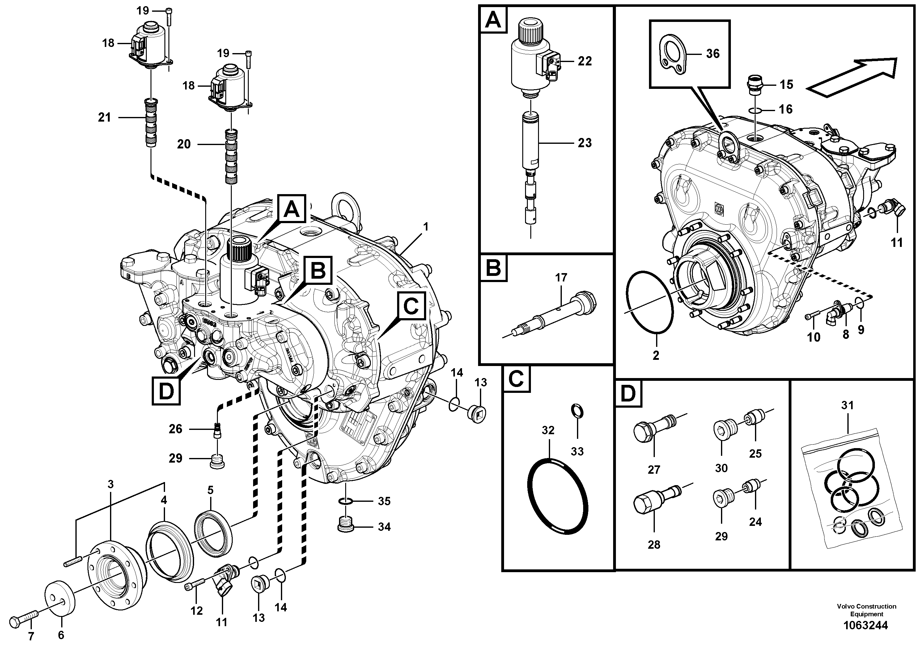 For upper engine part VOE17217366 VOLVO