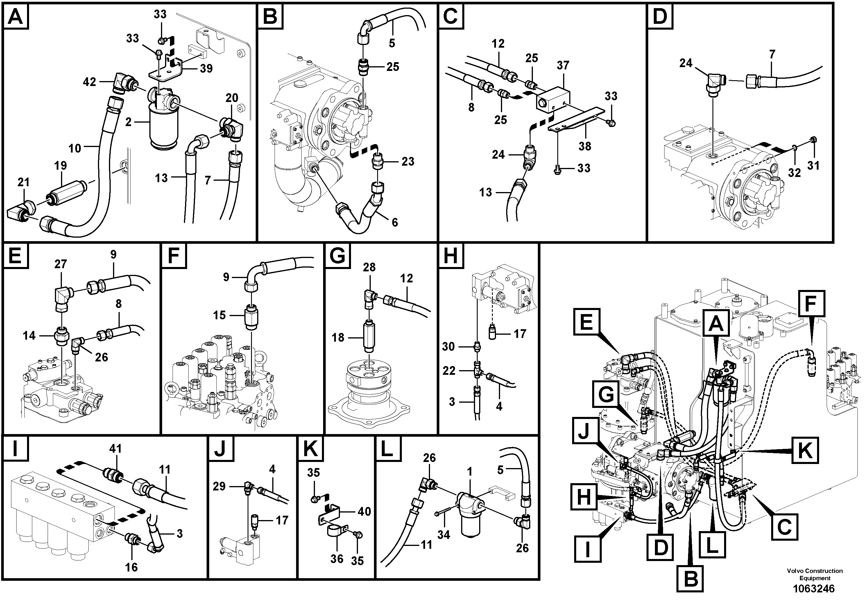 Timing gear casing VOE15005685 VOLVO