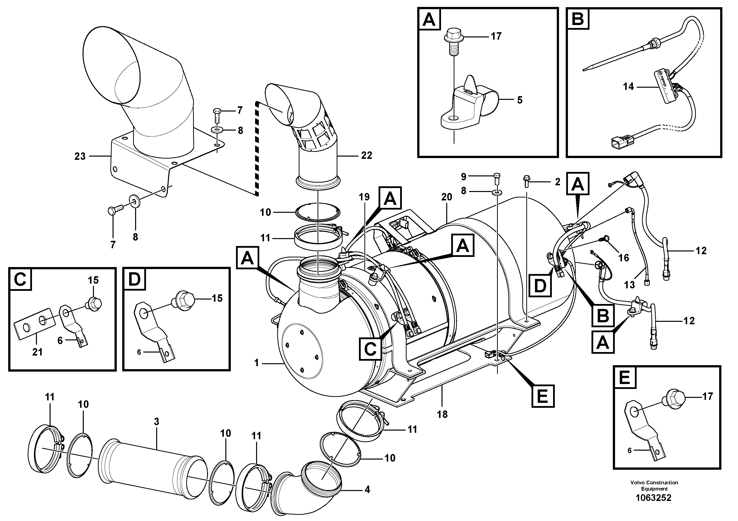 Backrest VOE15080985 VOLVO