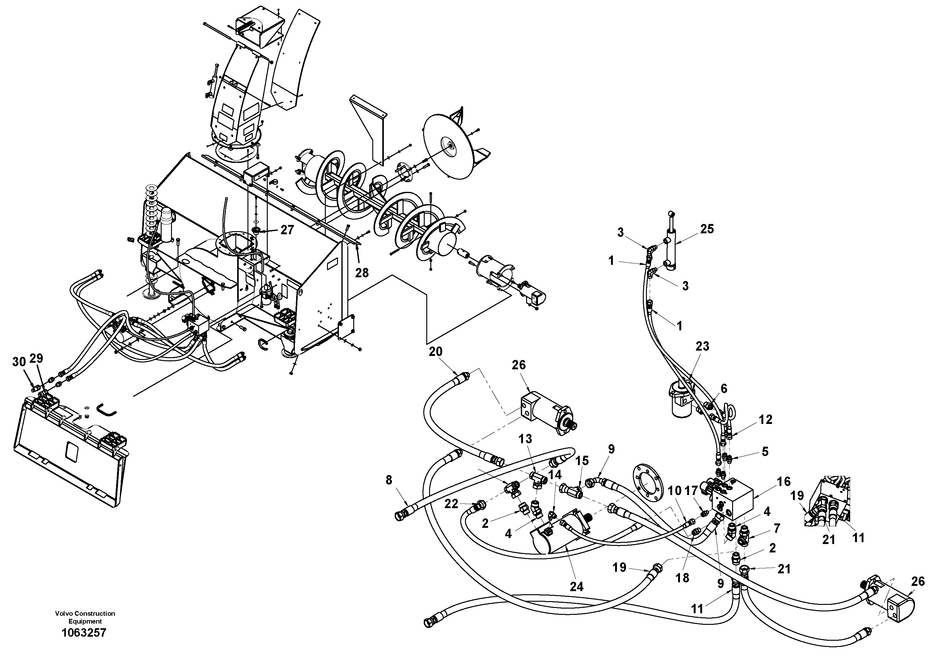 Hydraulic Valve VOE16220860 VOLVO