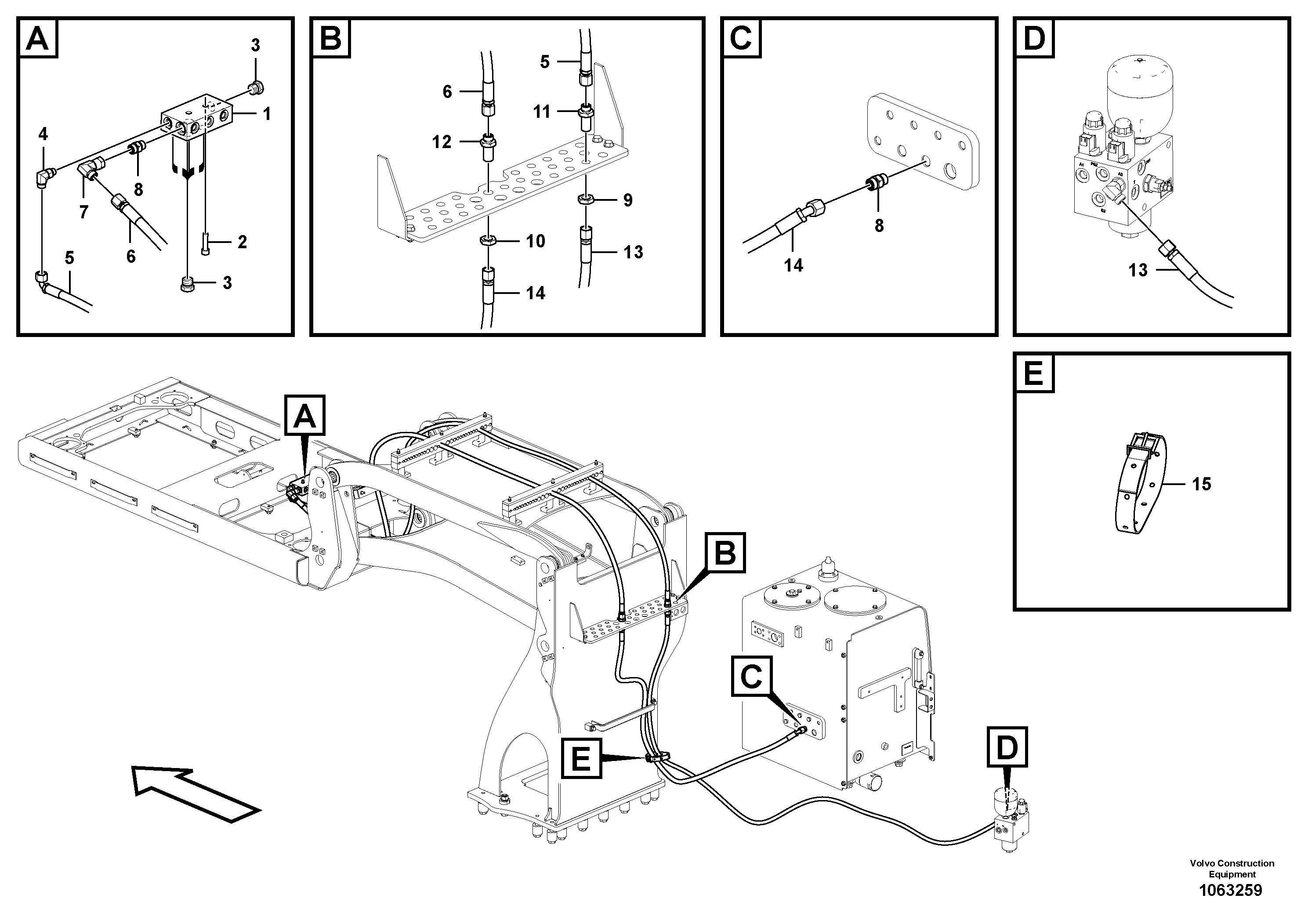 Timing gear casing VOE938173 VOLVO