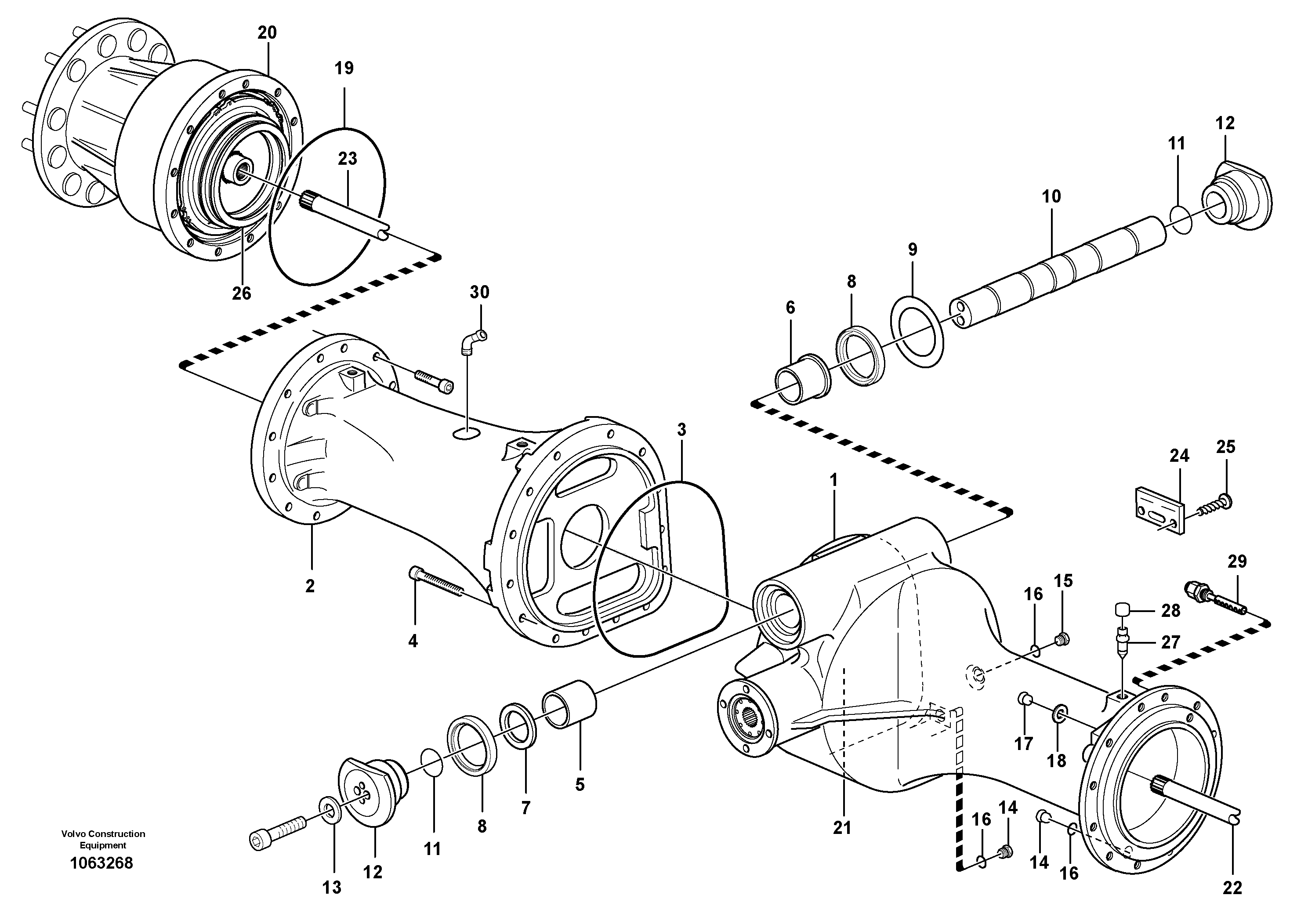 R Window Wiper VOE16031497 VOLVO