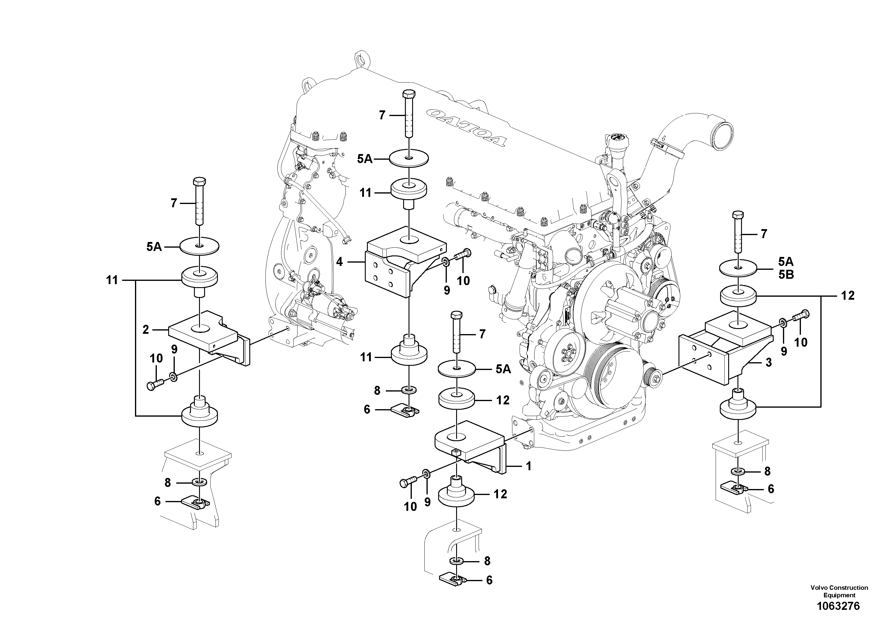 Bracket VOE14632746 VOLVO