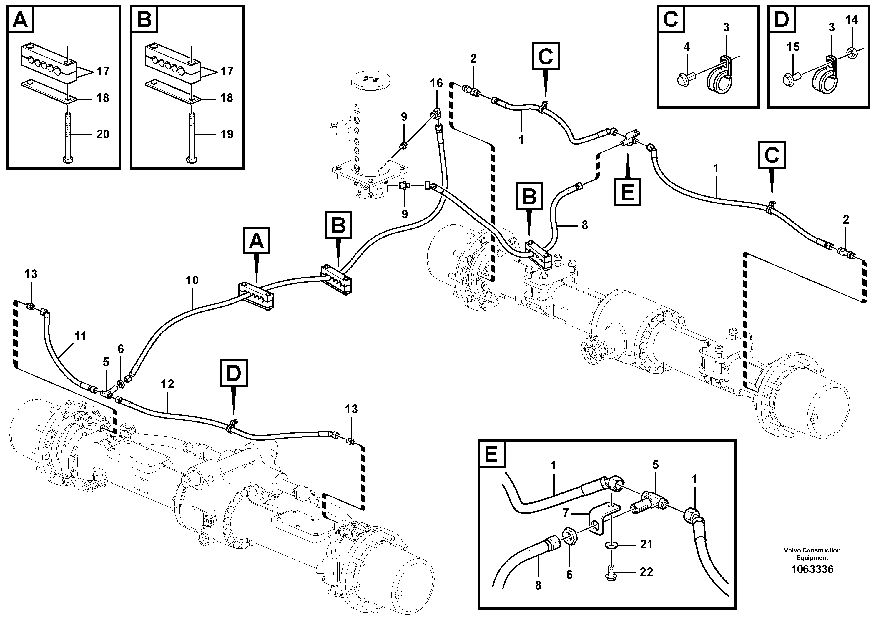 Timing gear casing VOE17200432 VOLVO