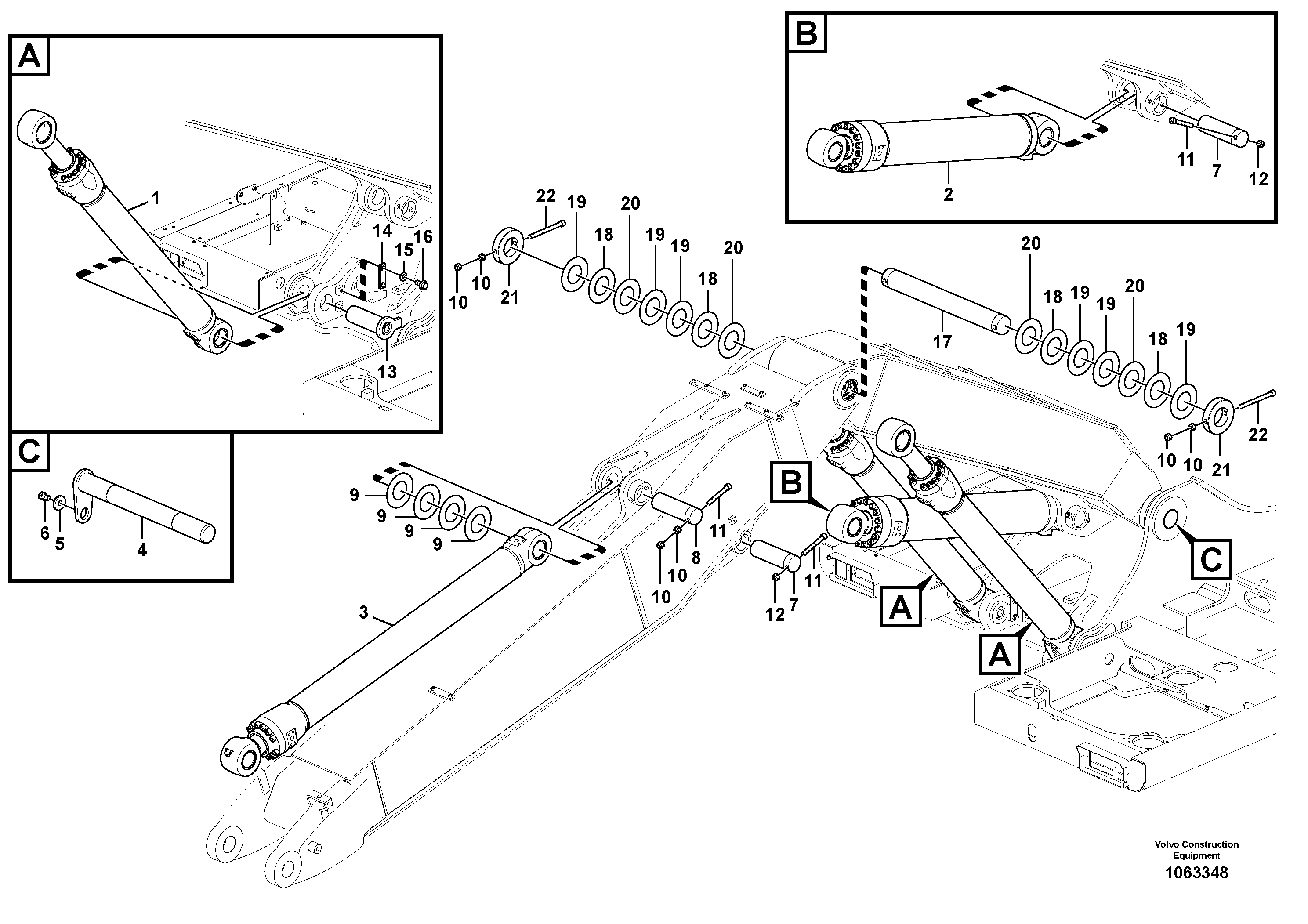 Swg Lk Cylinder VOE14685989 VOLVO