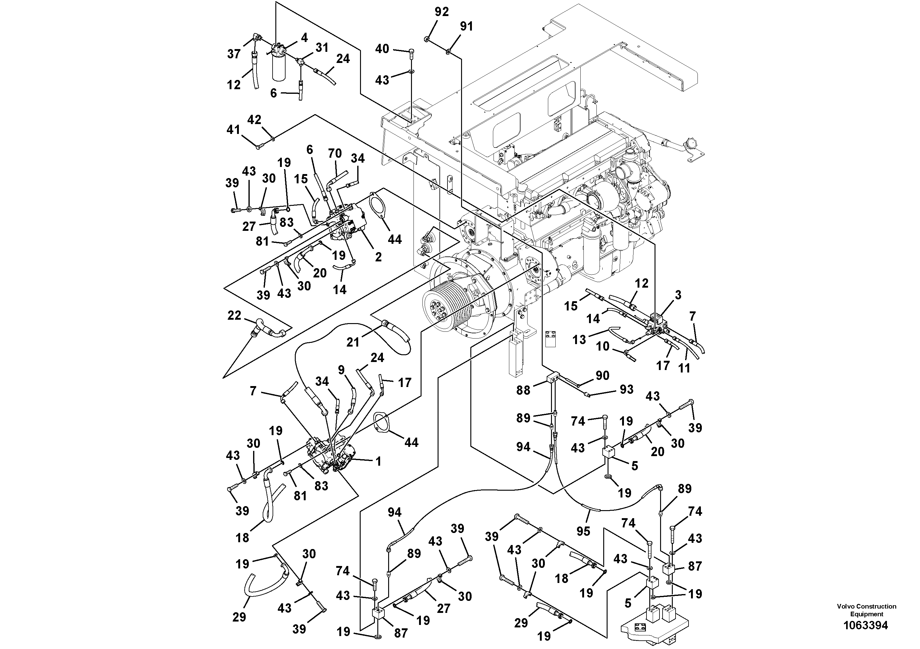 Adapter VOE965082 VOLVO