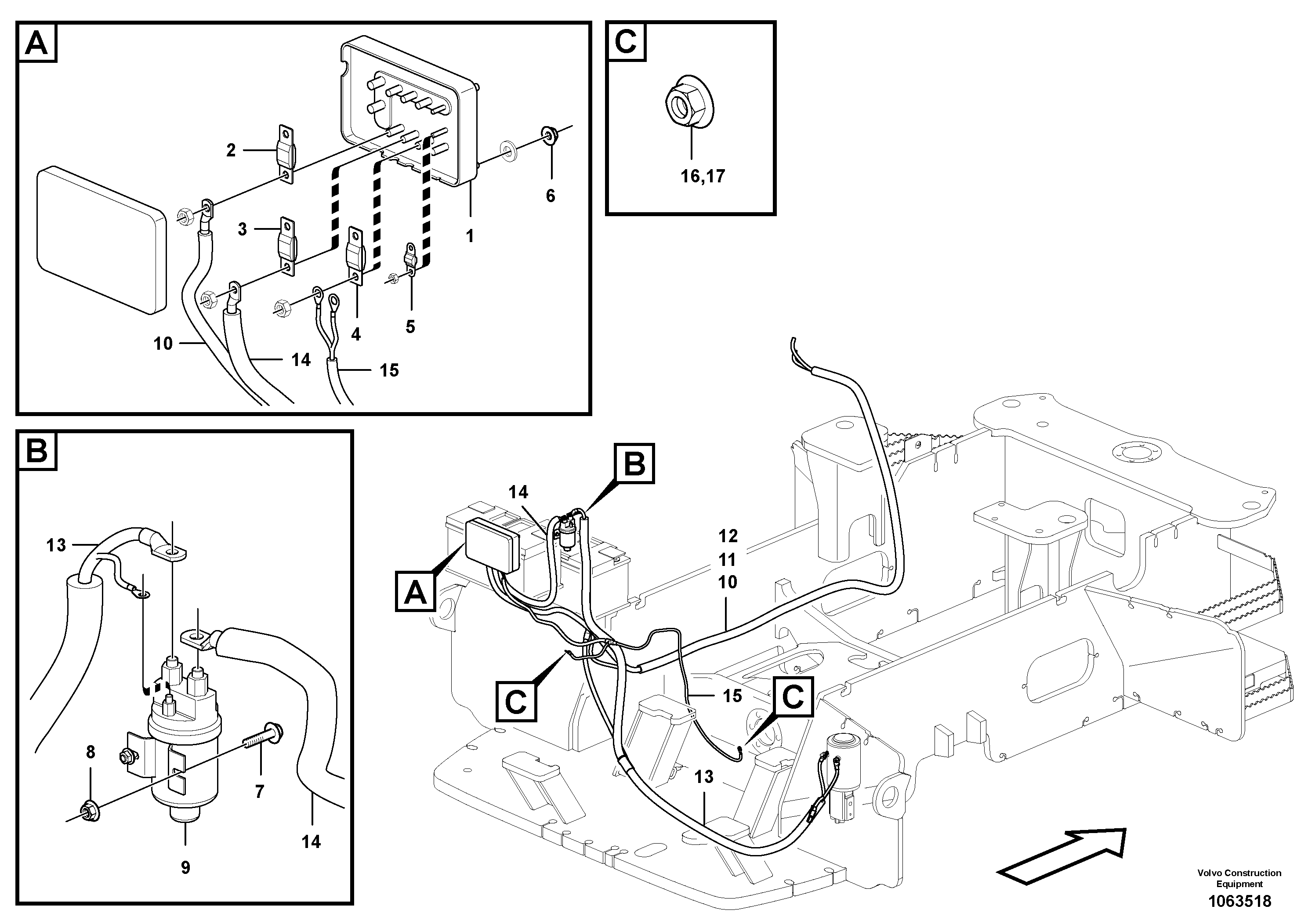 Support Leg VOE15221898 VOLVO