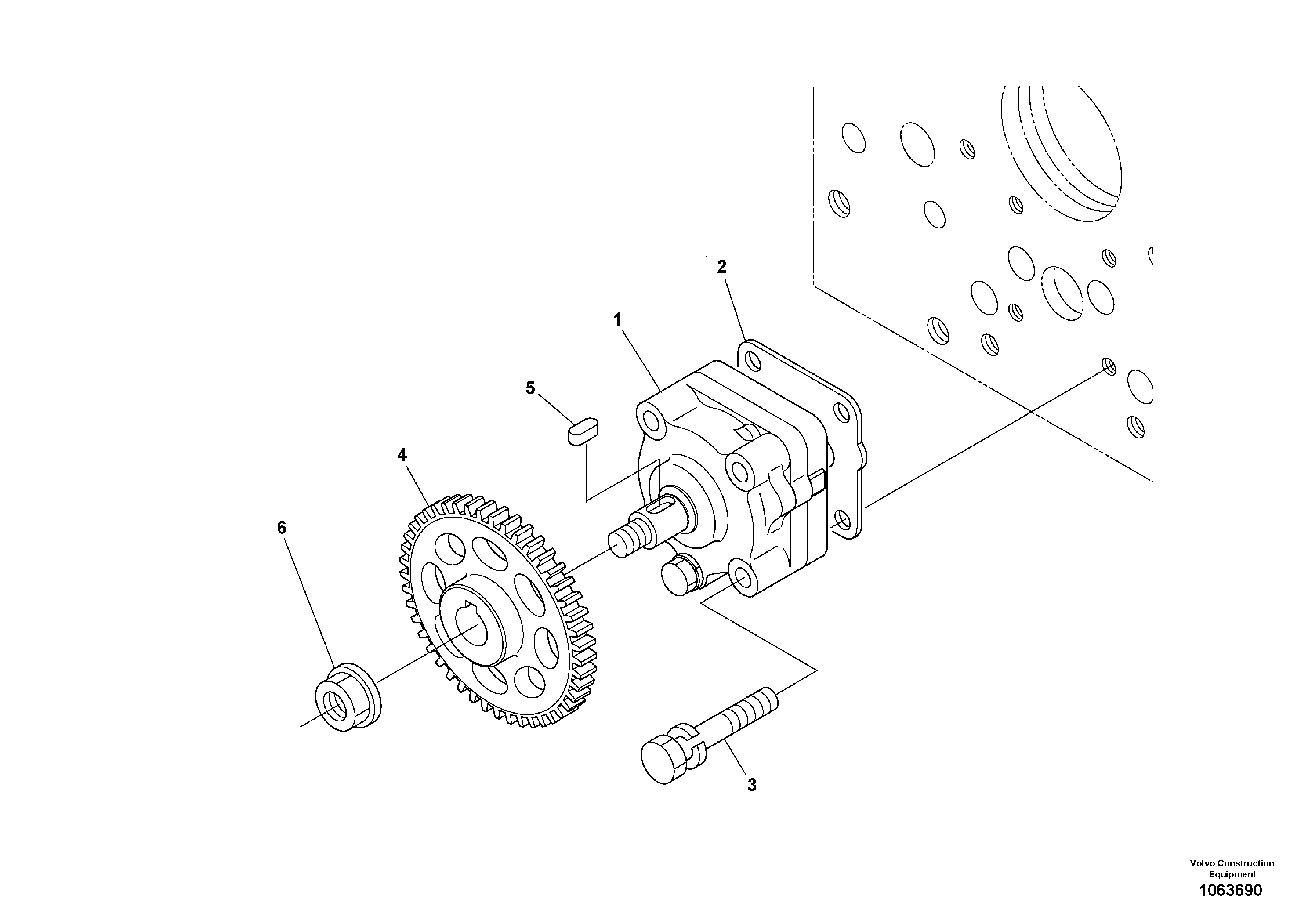 Скользящий зуб VOE16659075 VOLVO
