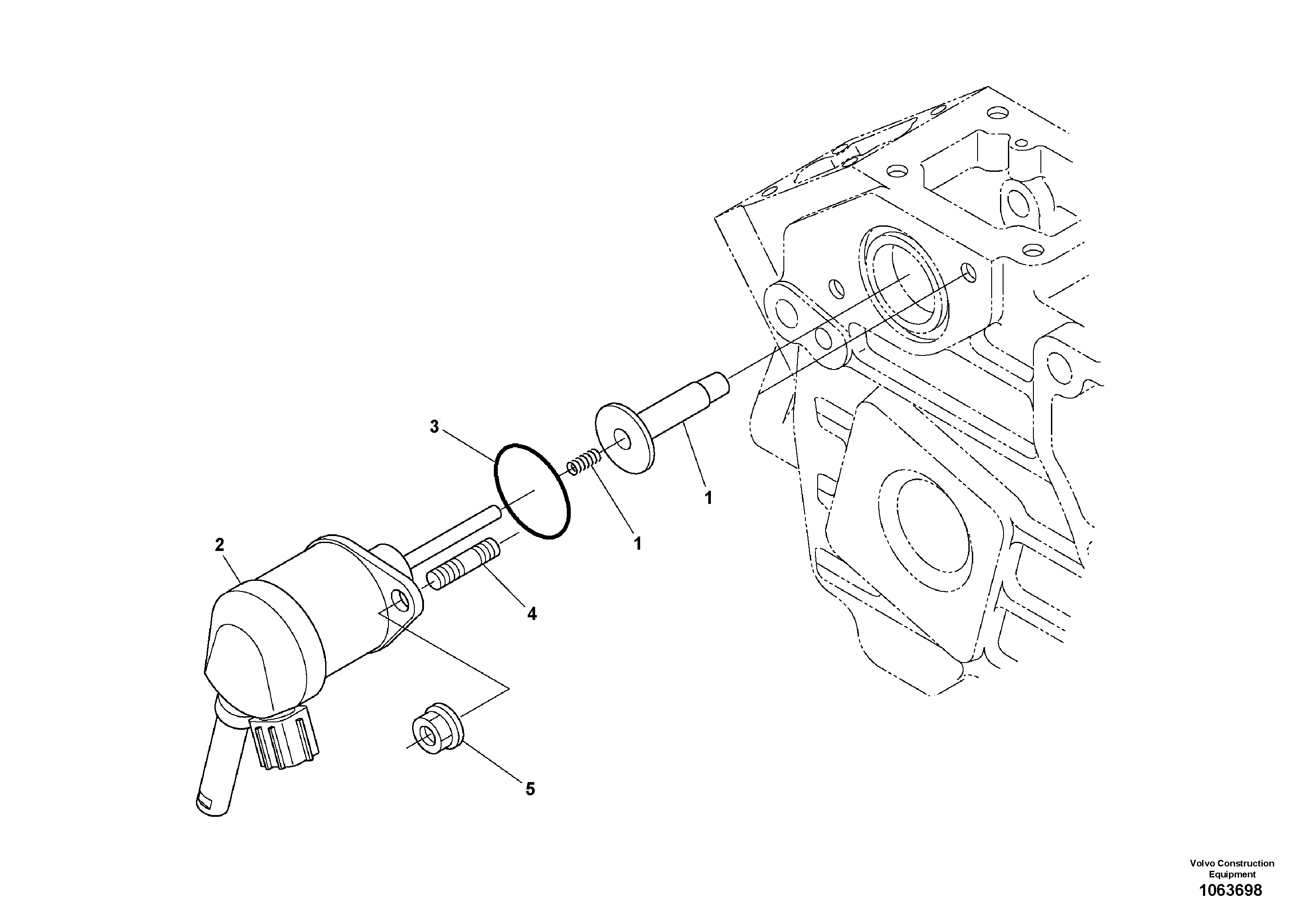 Expansion Tank VOE17230266 VOLVO