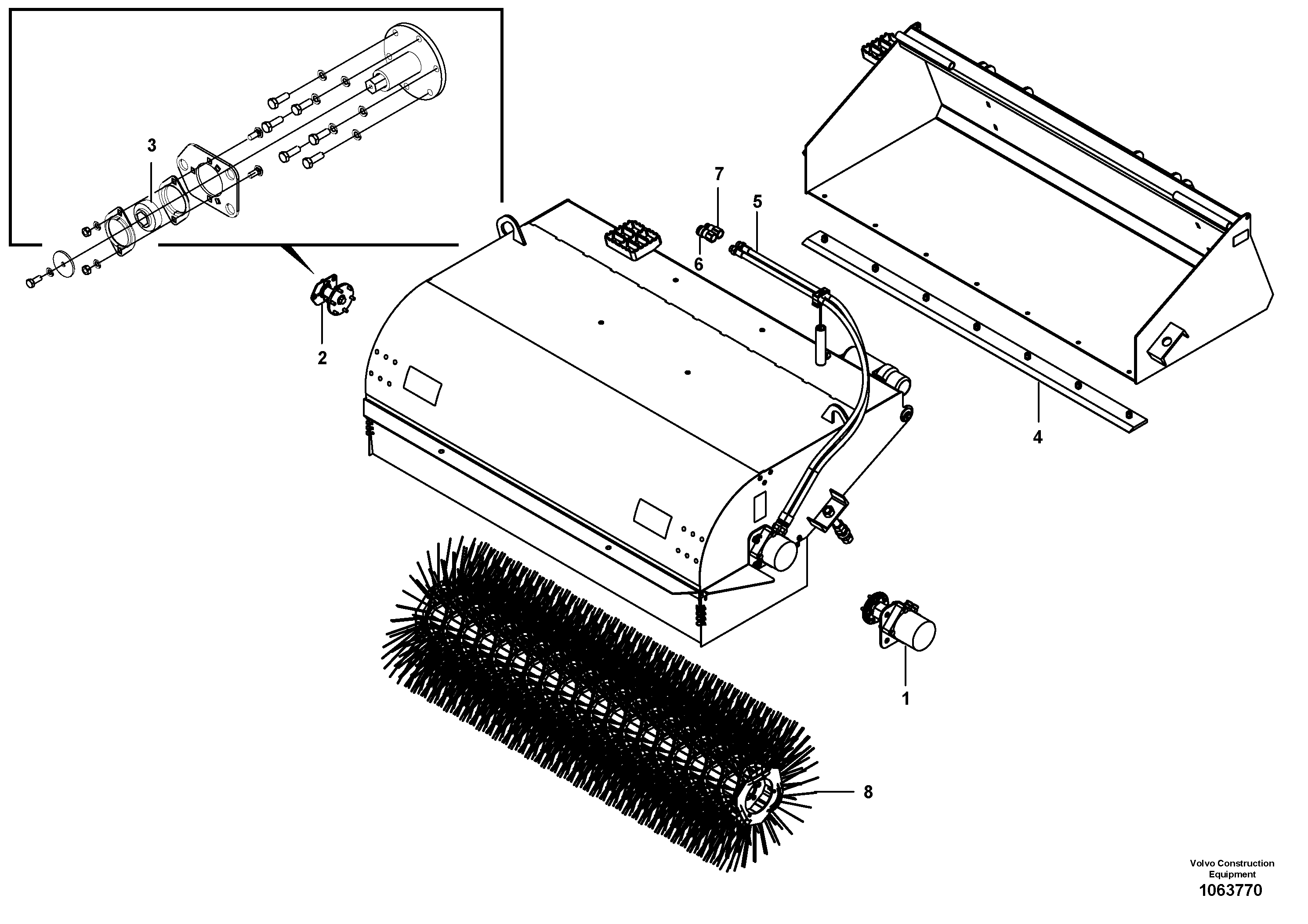 Attachment kit VOE11858592 VOLVO