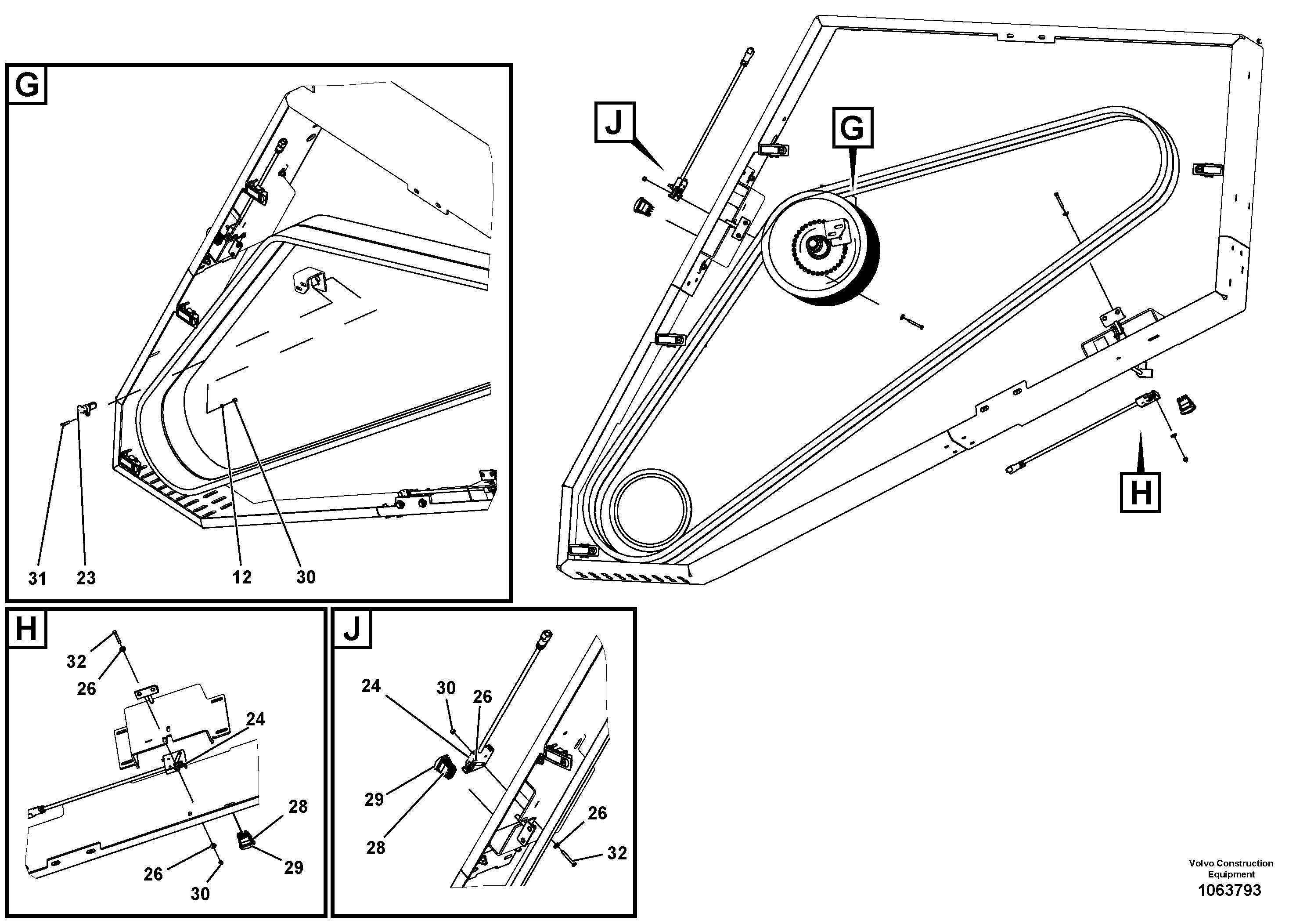 Mounting rail RM96742515 VOLVO