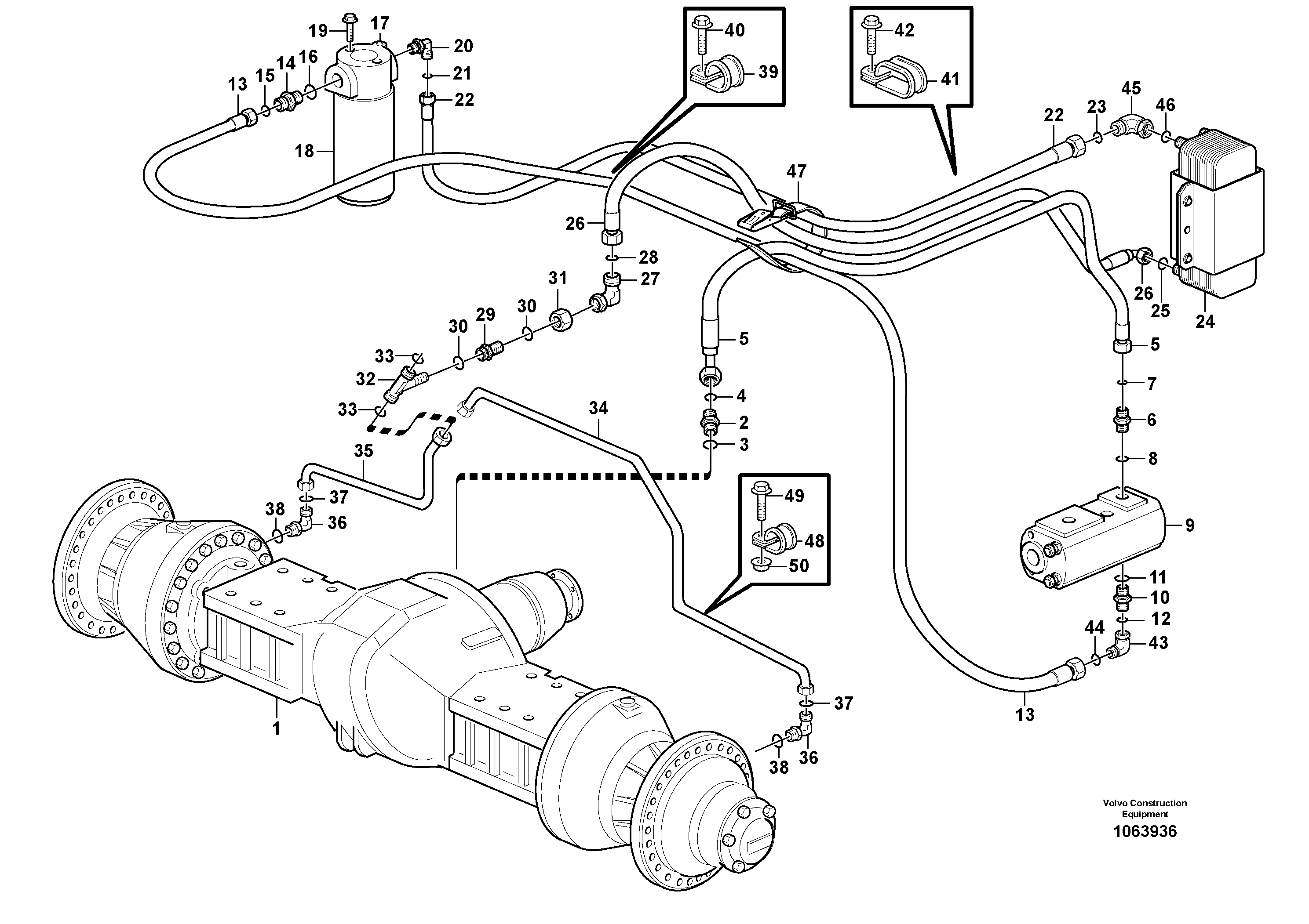 Timing gear casing VOE15107934 VOLVO