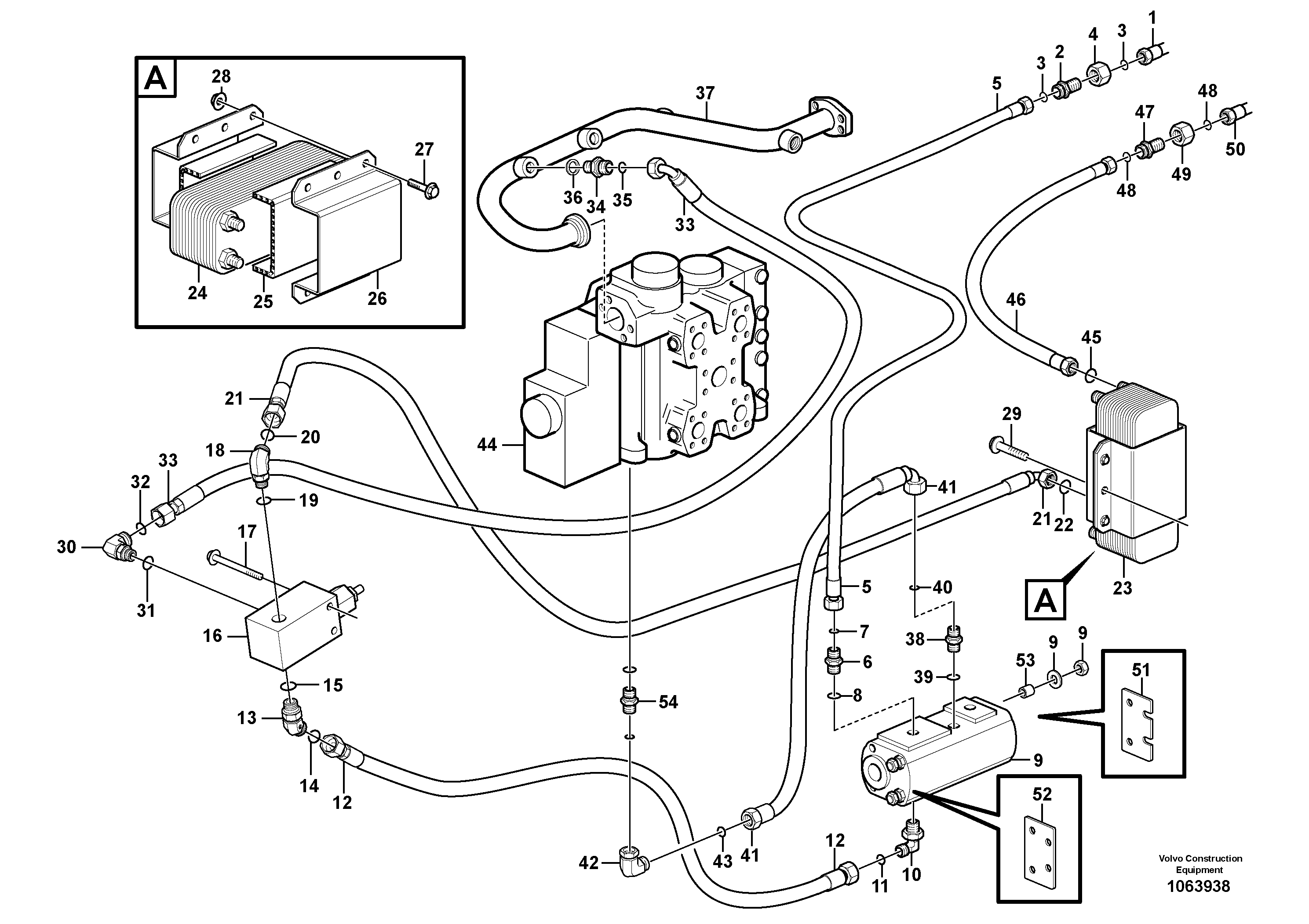 Seat frame VOE15147927 VOLVO