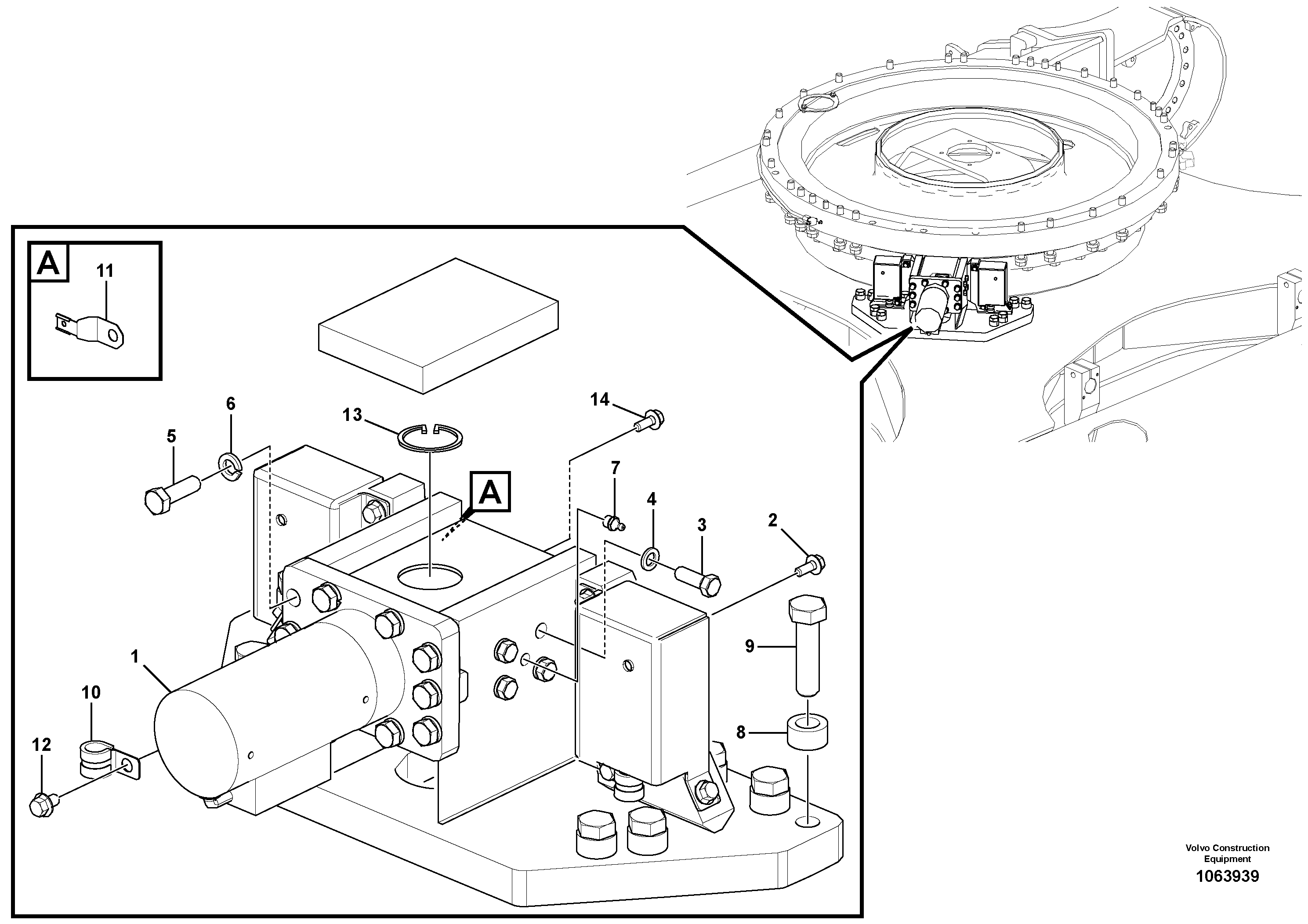 Ключевой жетон VOE14652190 VOLVO