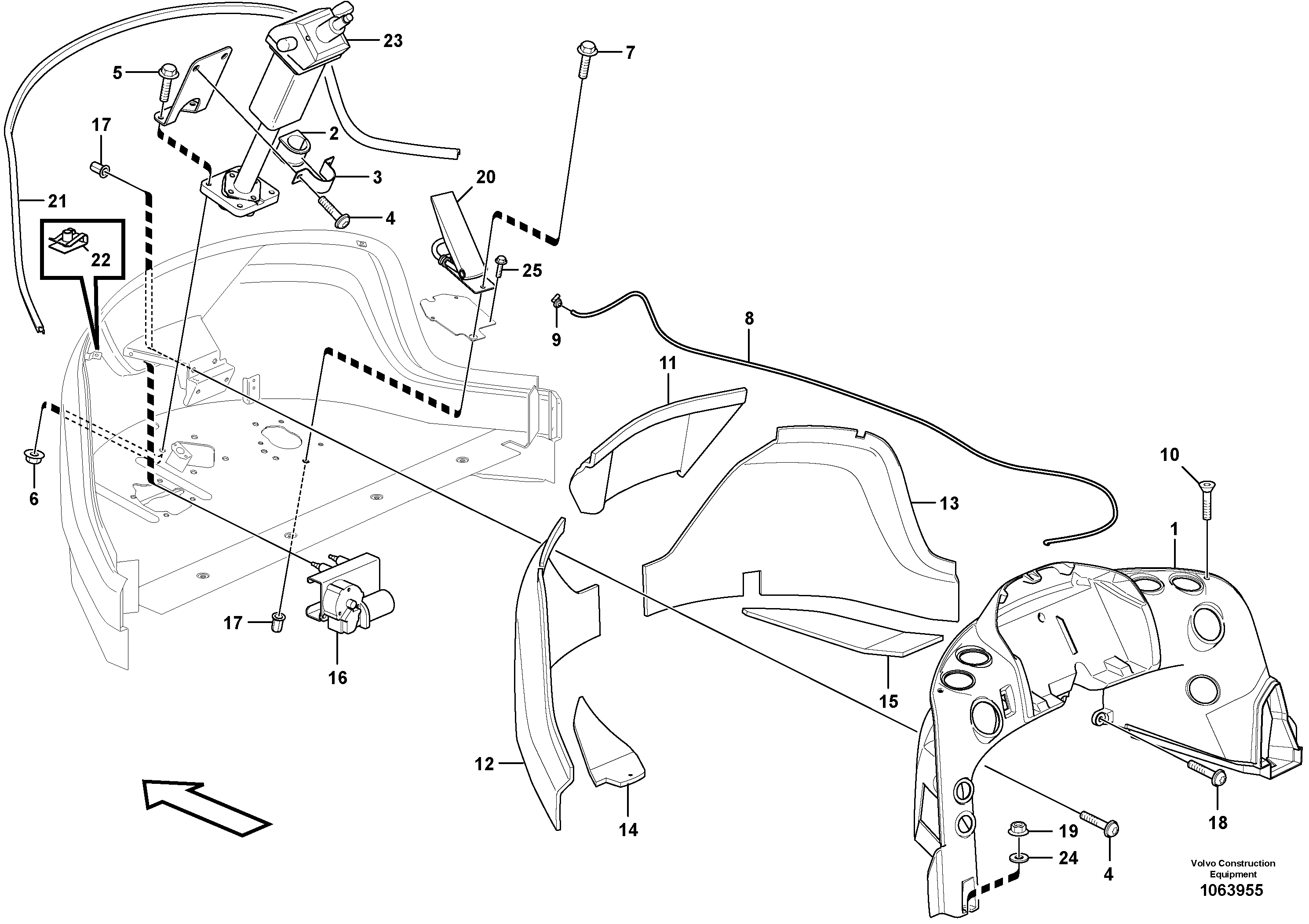 Insulation VOE15187973 VOLVO