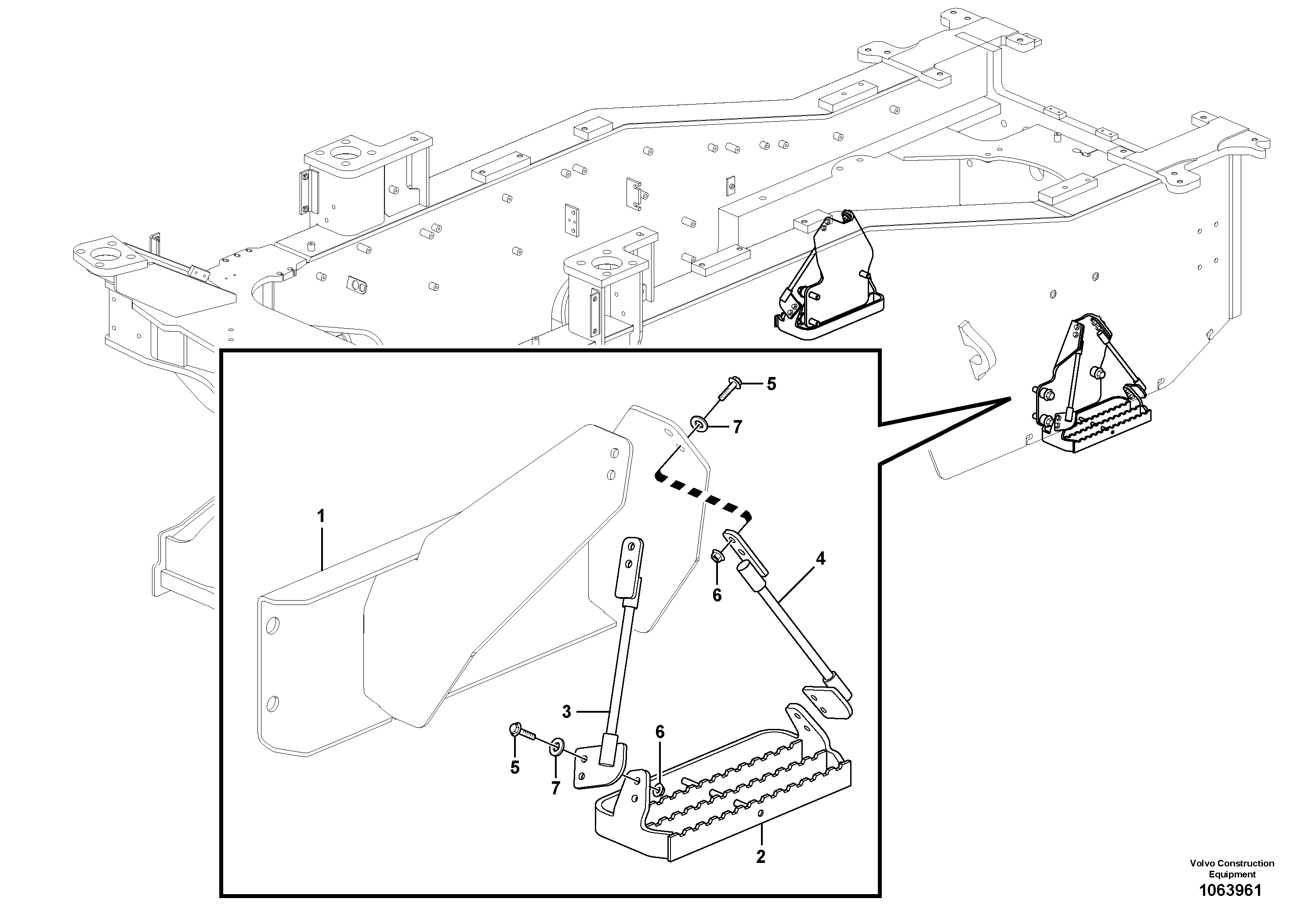 Bracket VOE16802893 VOLVO