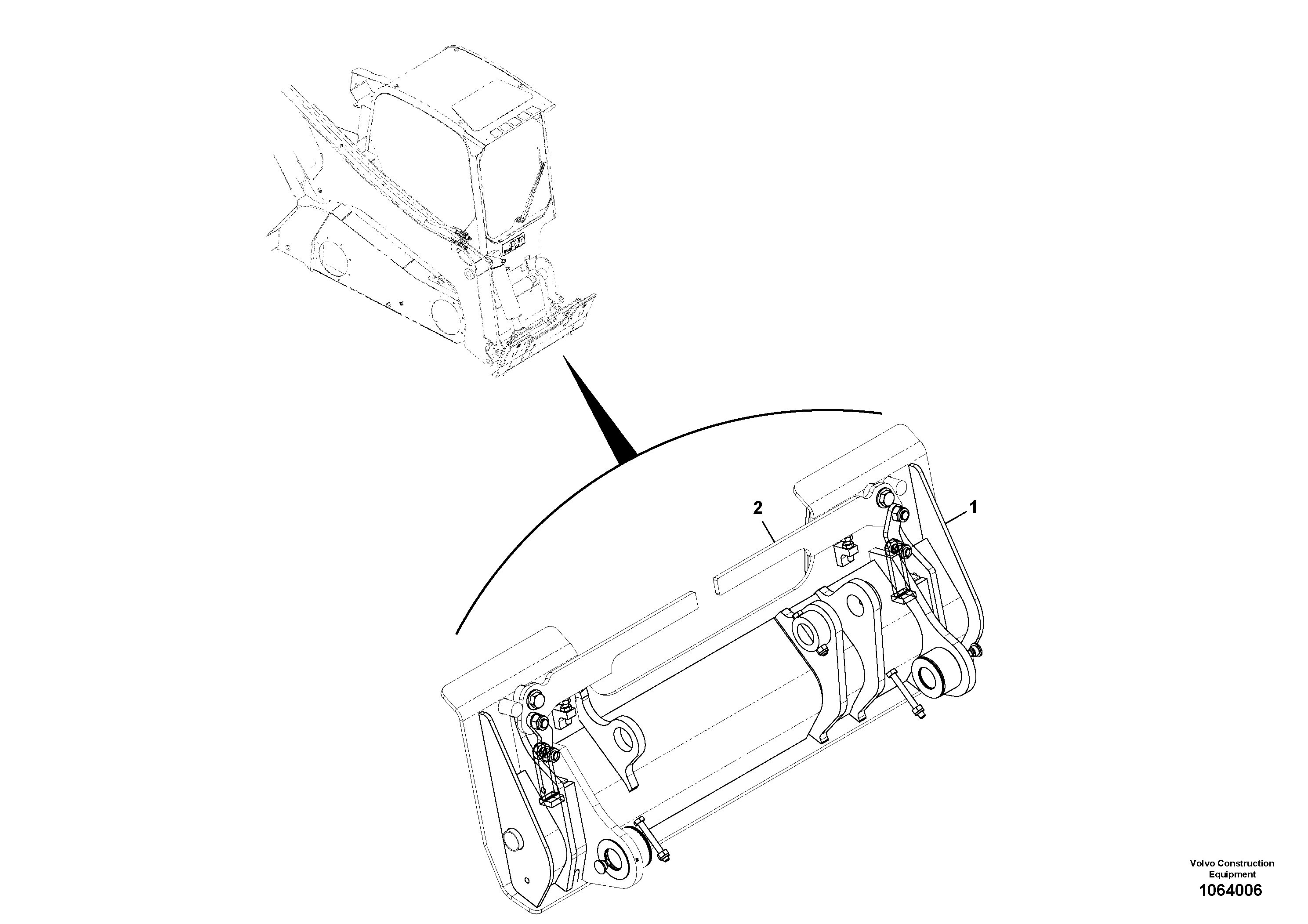 Lubricating pipe VOE17230350 VOLVO