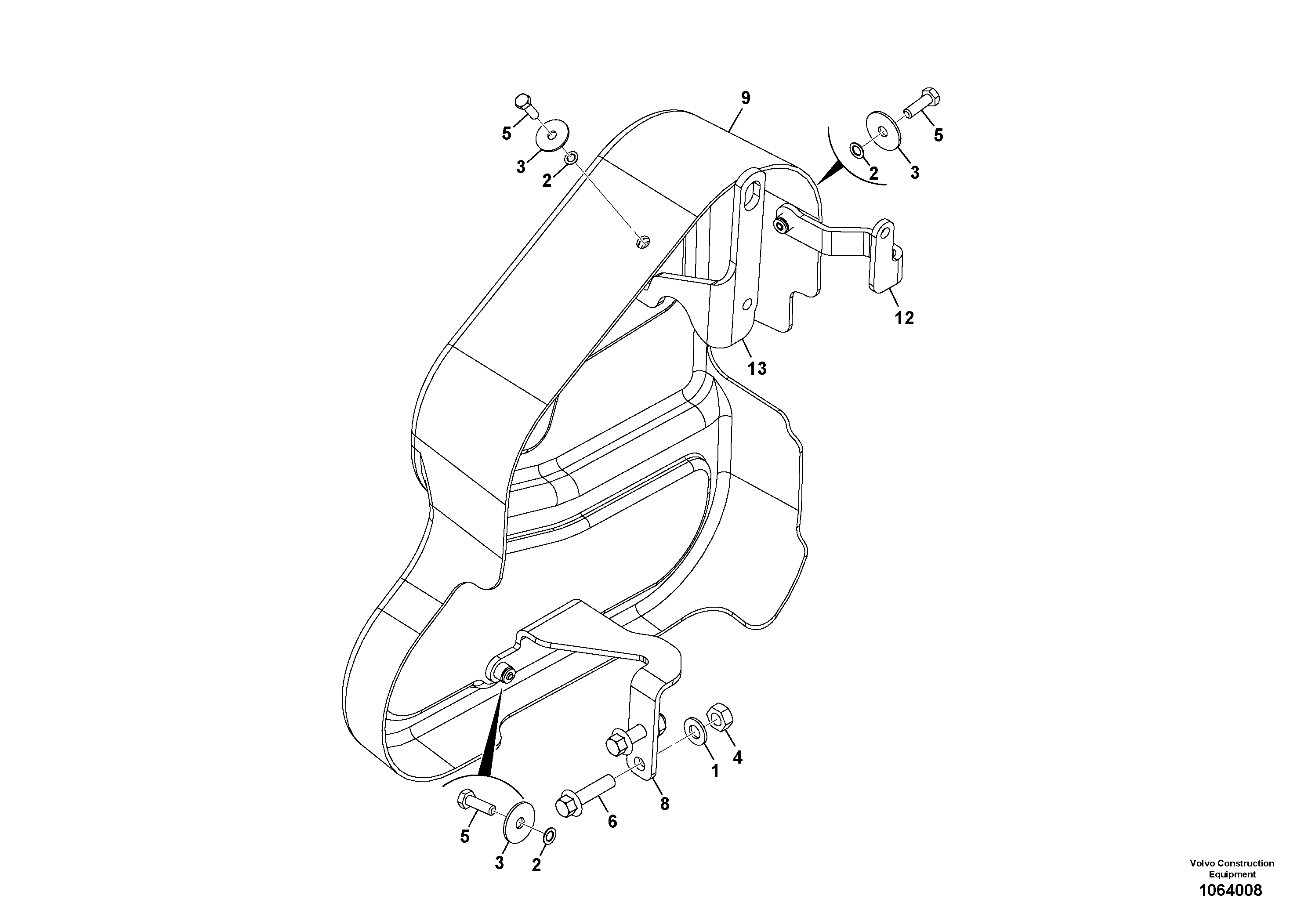 Seat frame VOE17415877 VOLVO