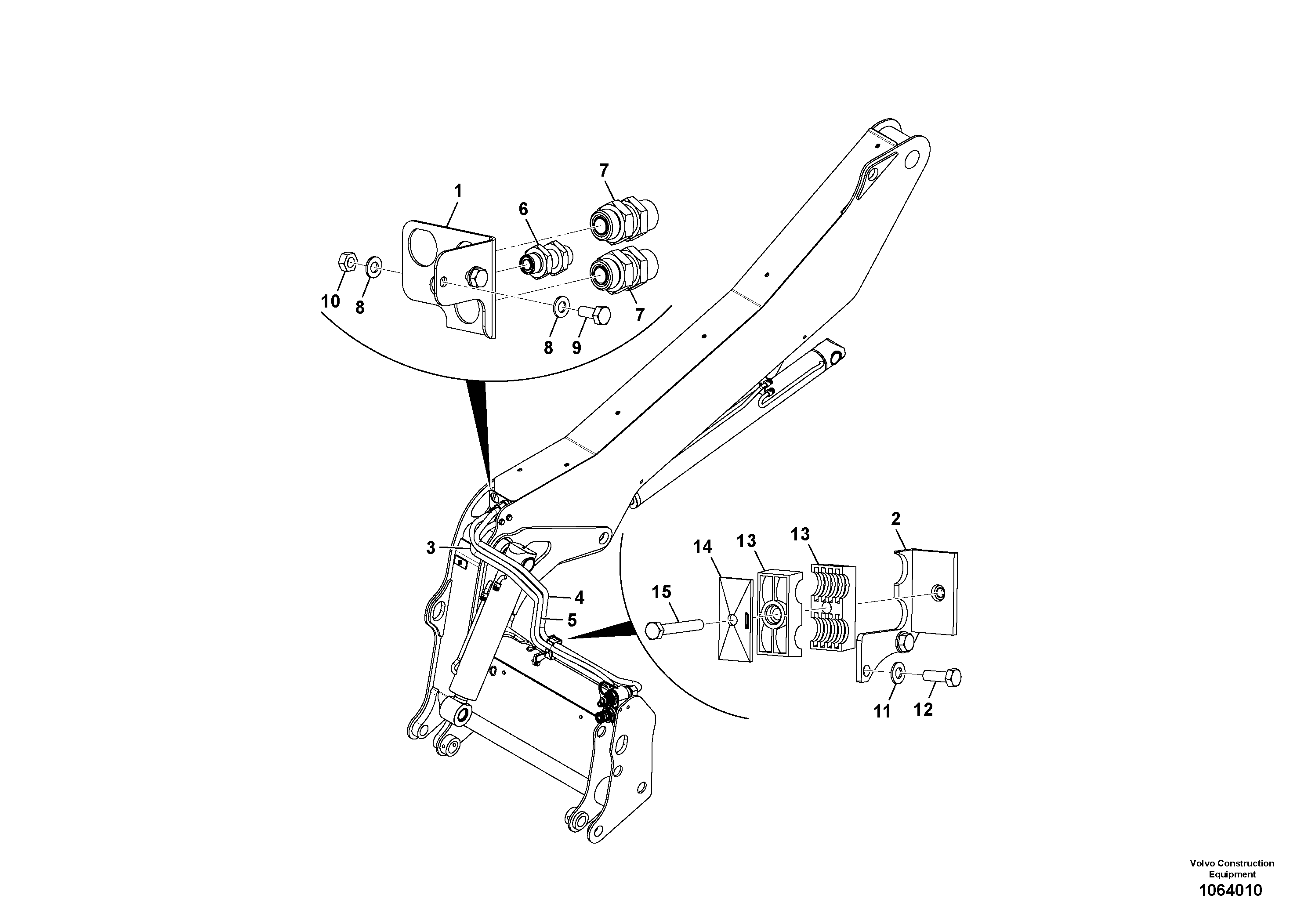 For upper engine part VOE17415433 VOLVO