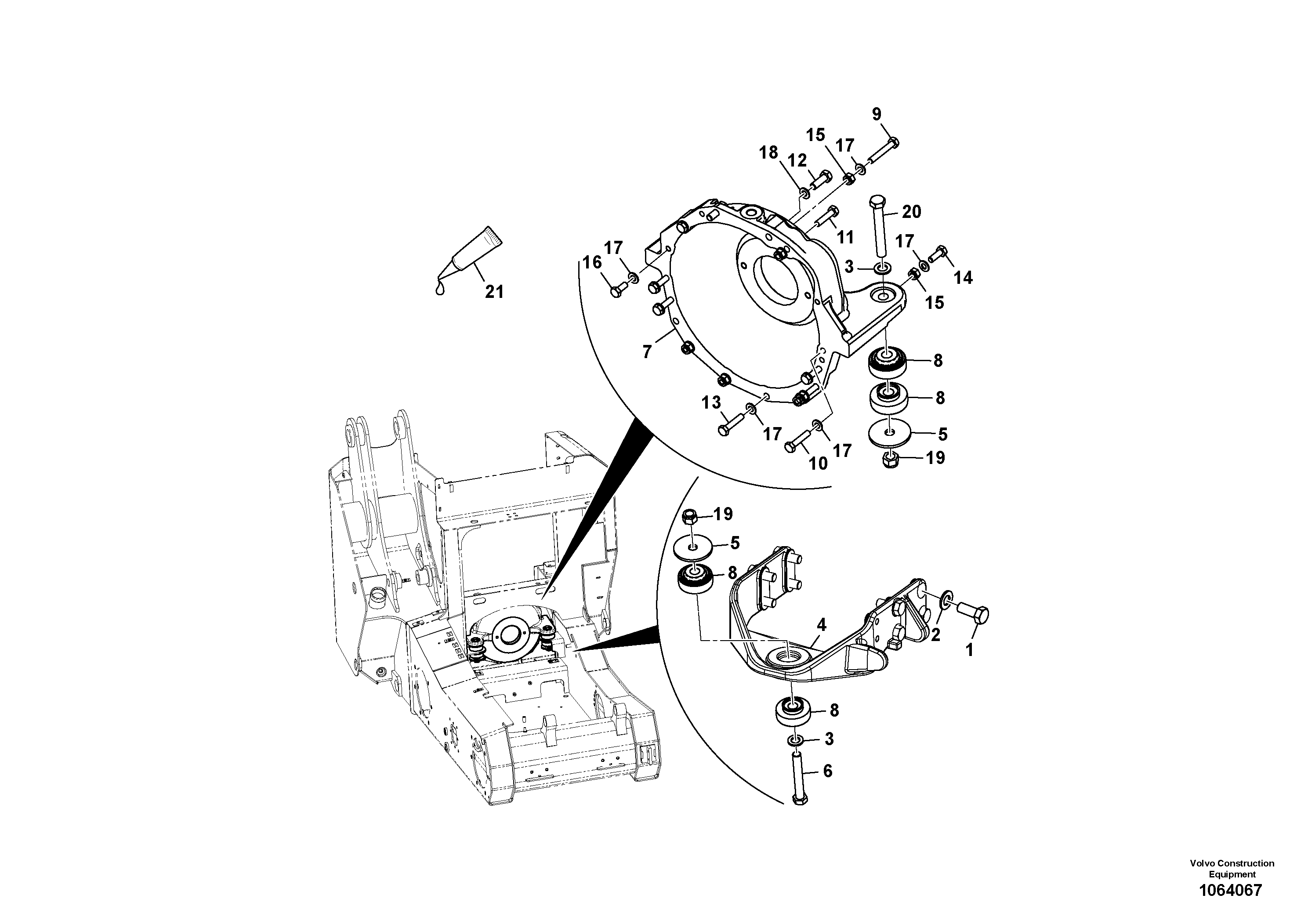 Bolt VOE17419075 VOLVO