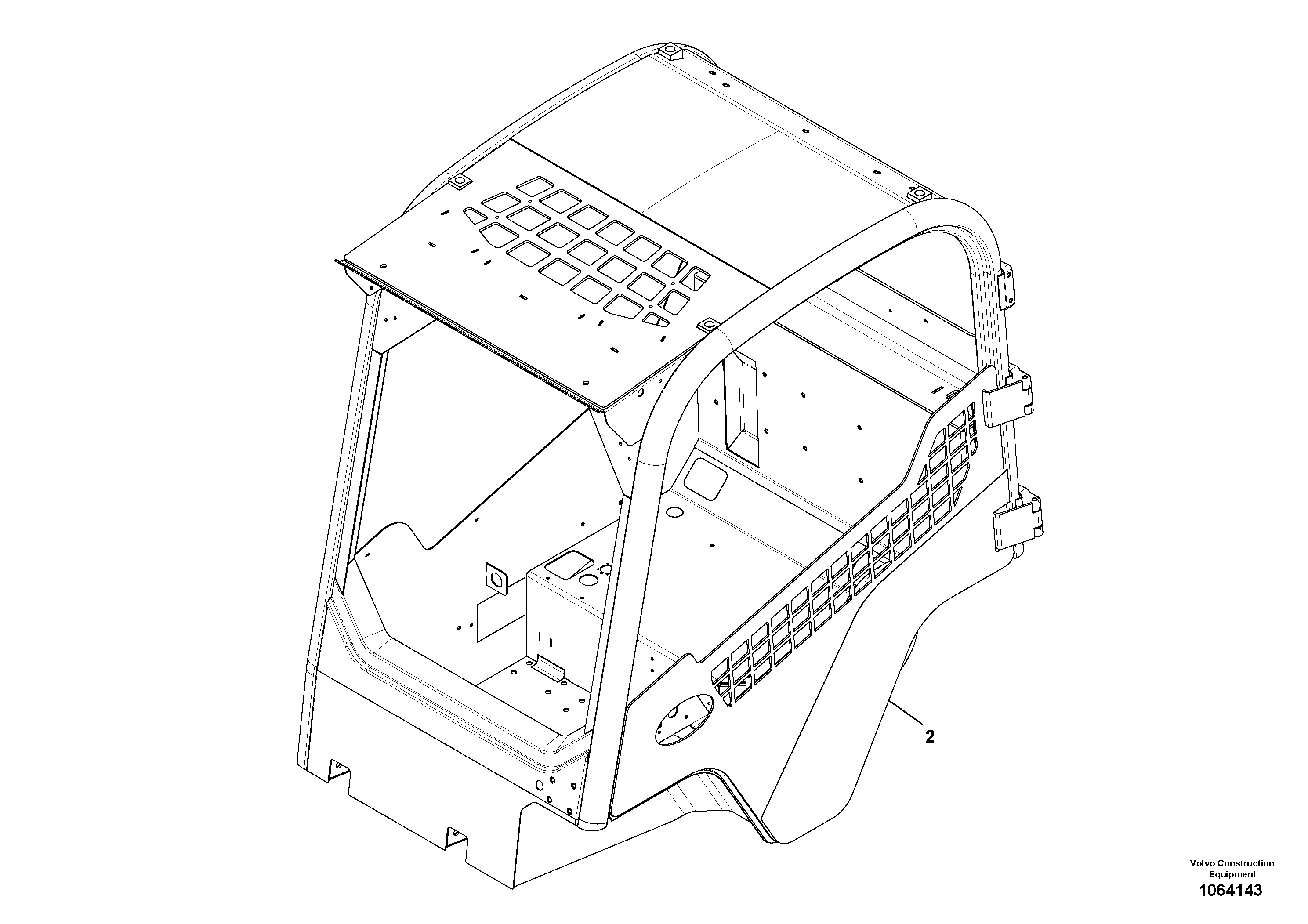 Cylinder Block VOE17298319 VOLVO