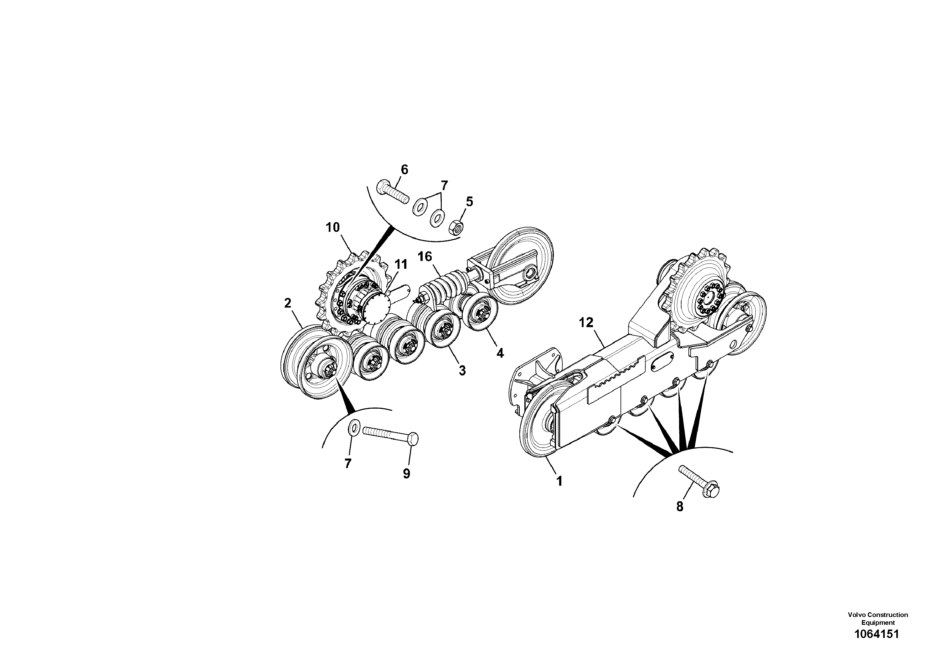 Screw VOE17407629 VOLVO