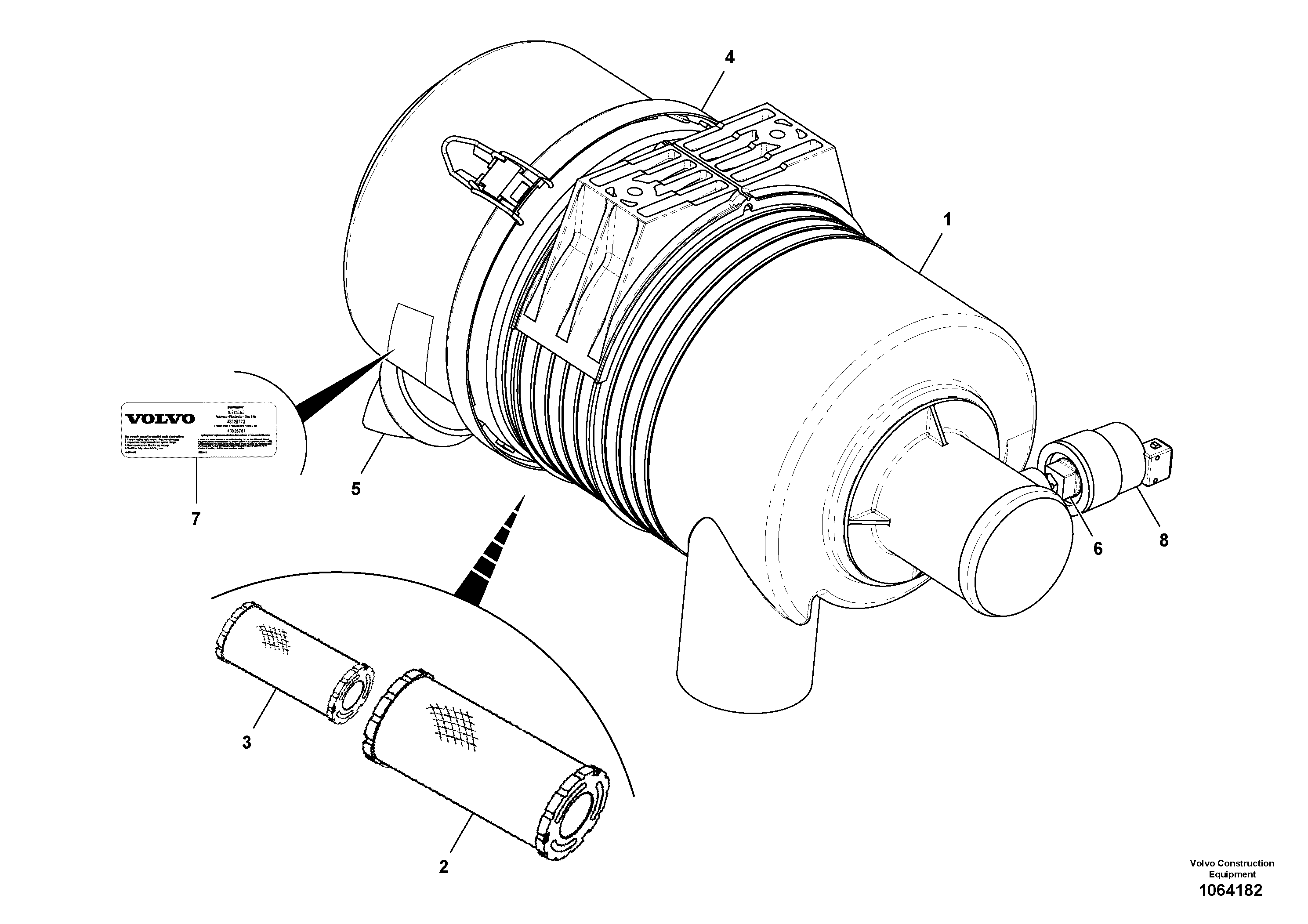 Plug VOE17229580 VOLVO