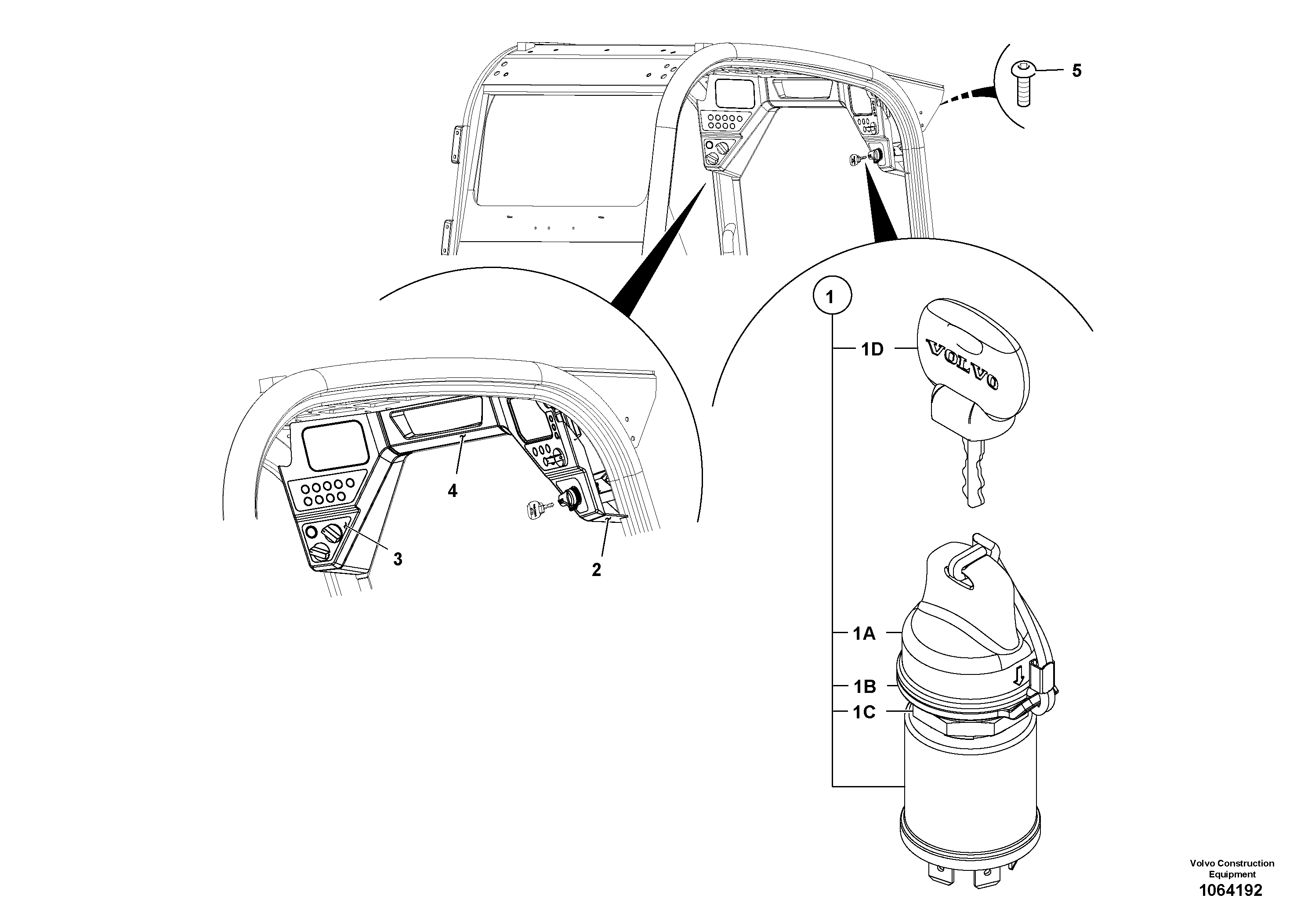 Boom hydraulics VOE17300360 VOLVO