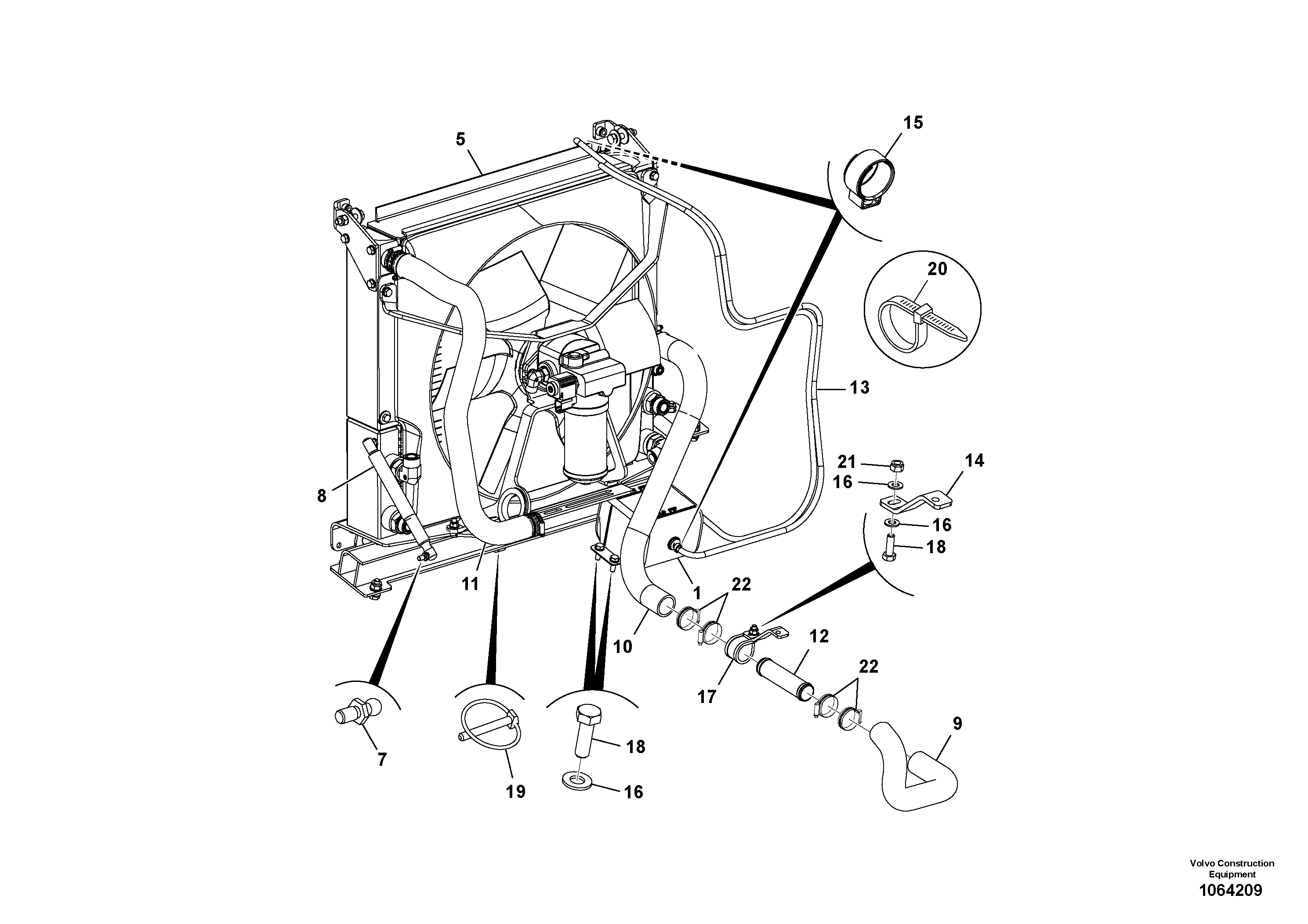 Spltr Housing VOE17229236 VOLVO
