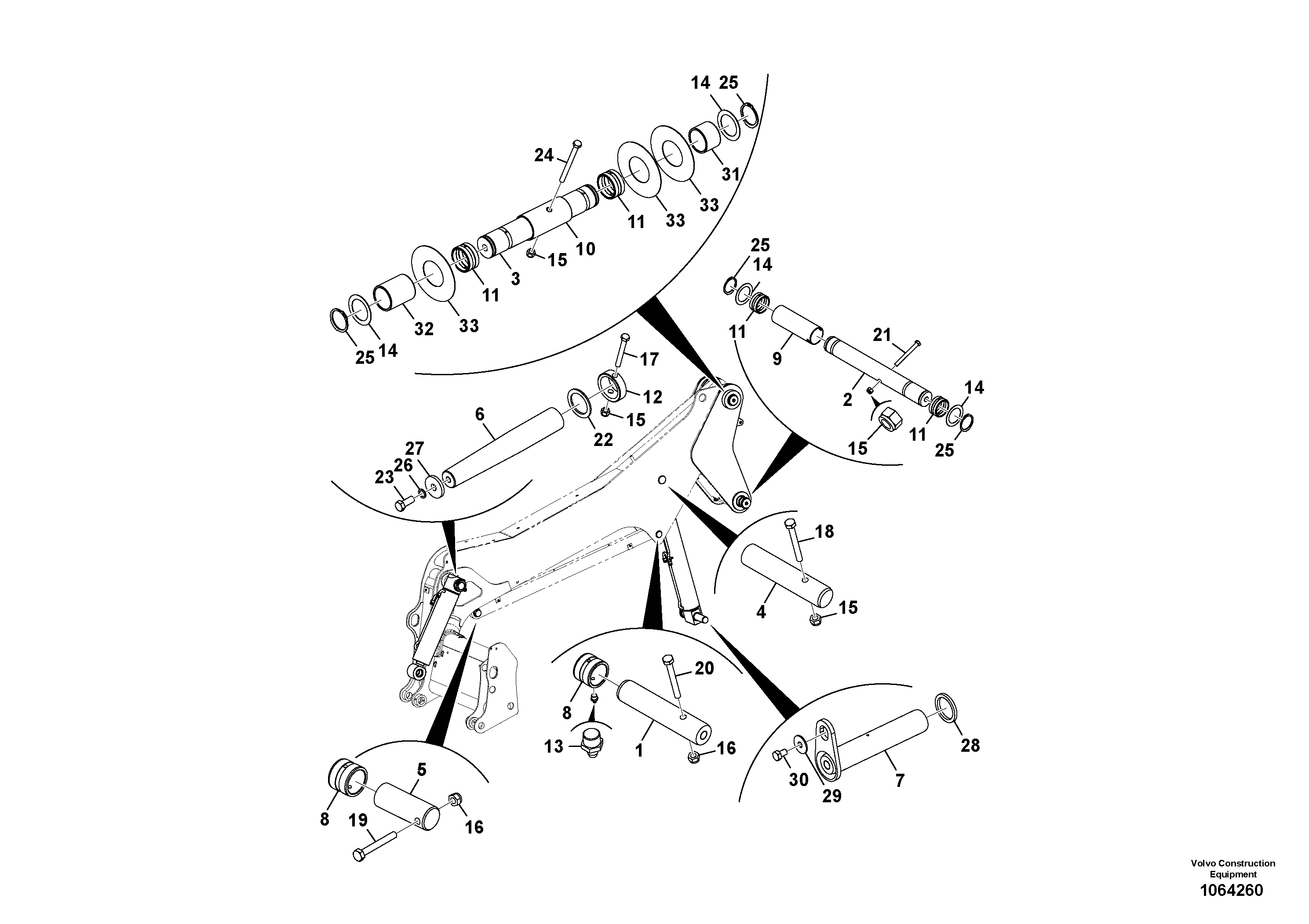 Digging Arm VOE17414654 VOLVO